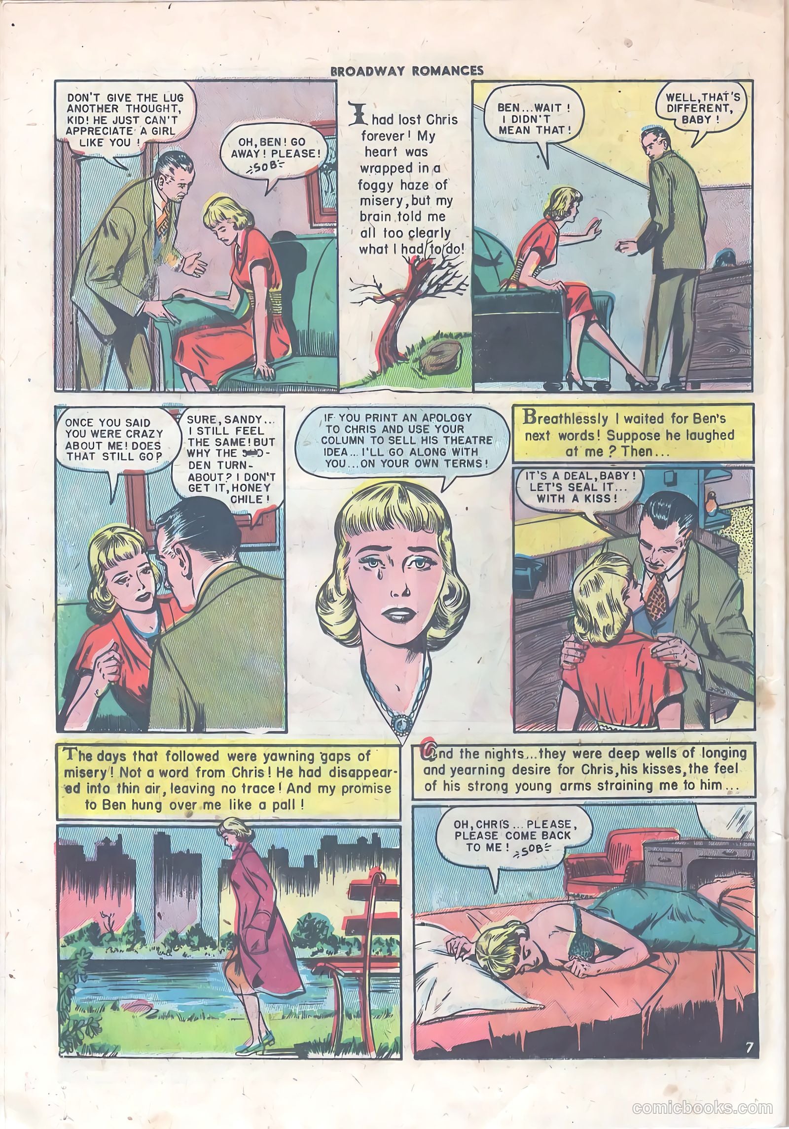 Broadway Romances #2 (1950) — page 24 of 36
