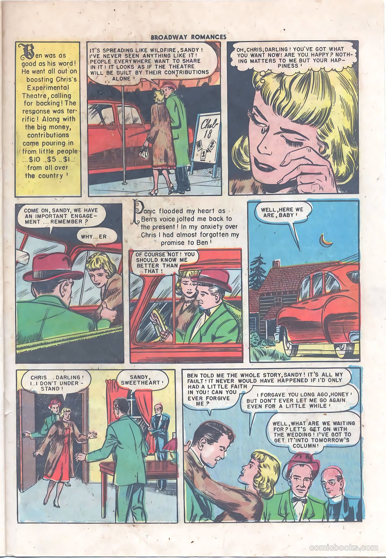 Broadway Romances #2 (1950) — page 25 of 36