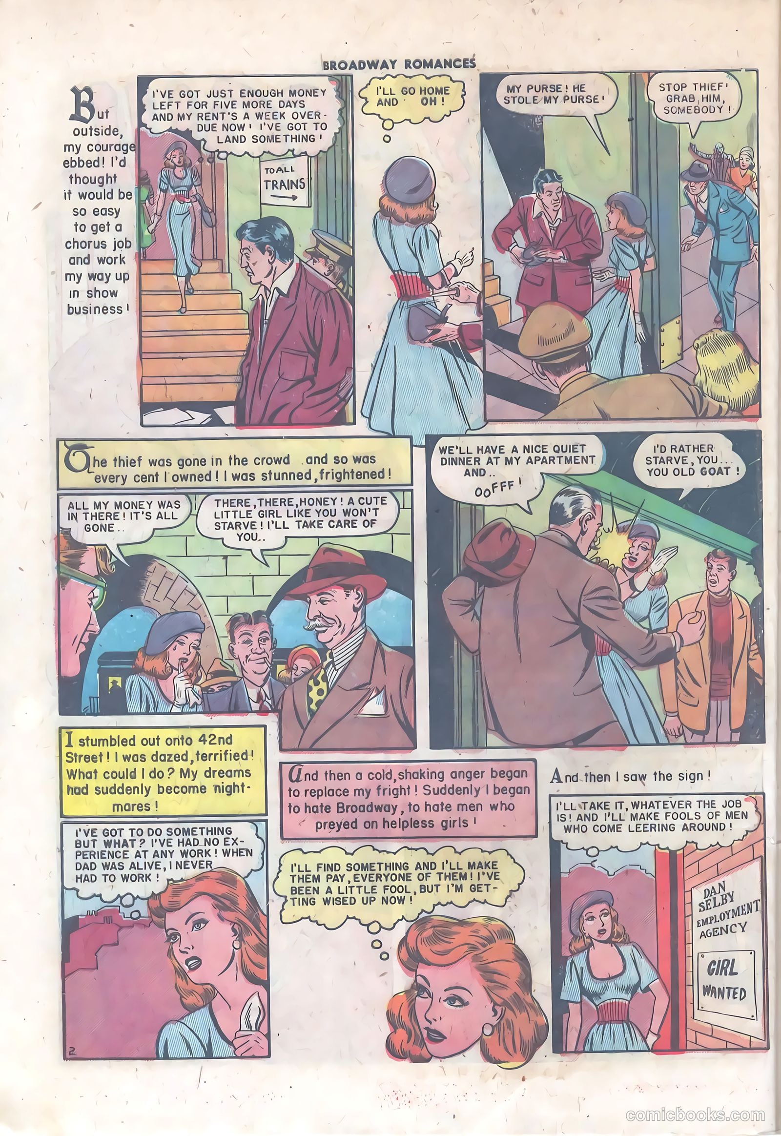Broadway Romances #2 (1950) — page 28 of 36