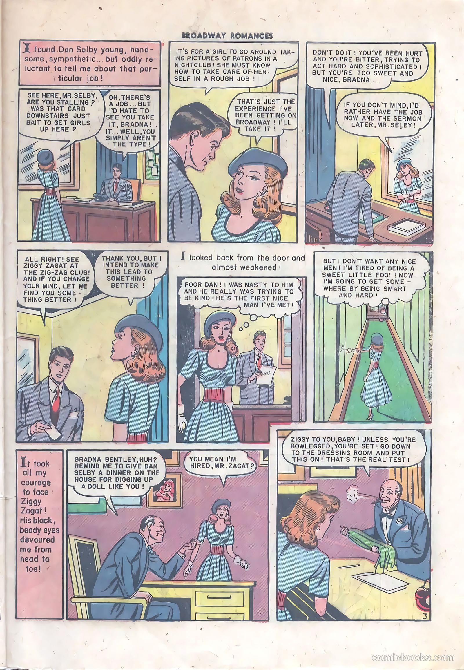 Broadway Romances #2 (1950) — page 29 of 36