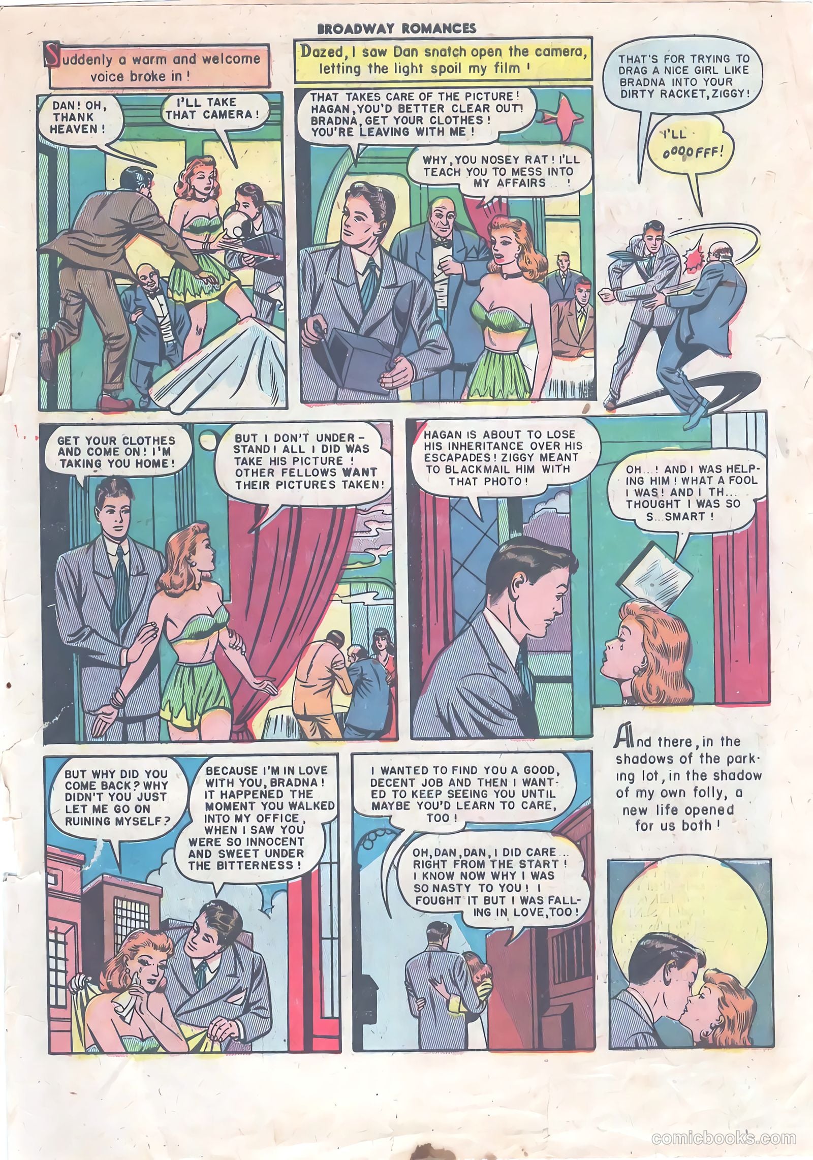 Broadway Romances #2 (1950) — page 33 of 36
