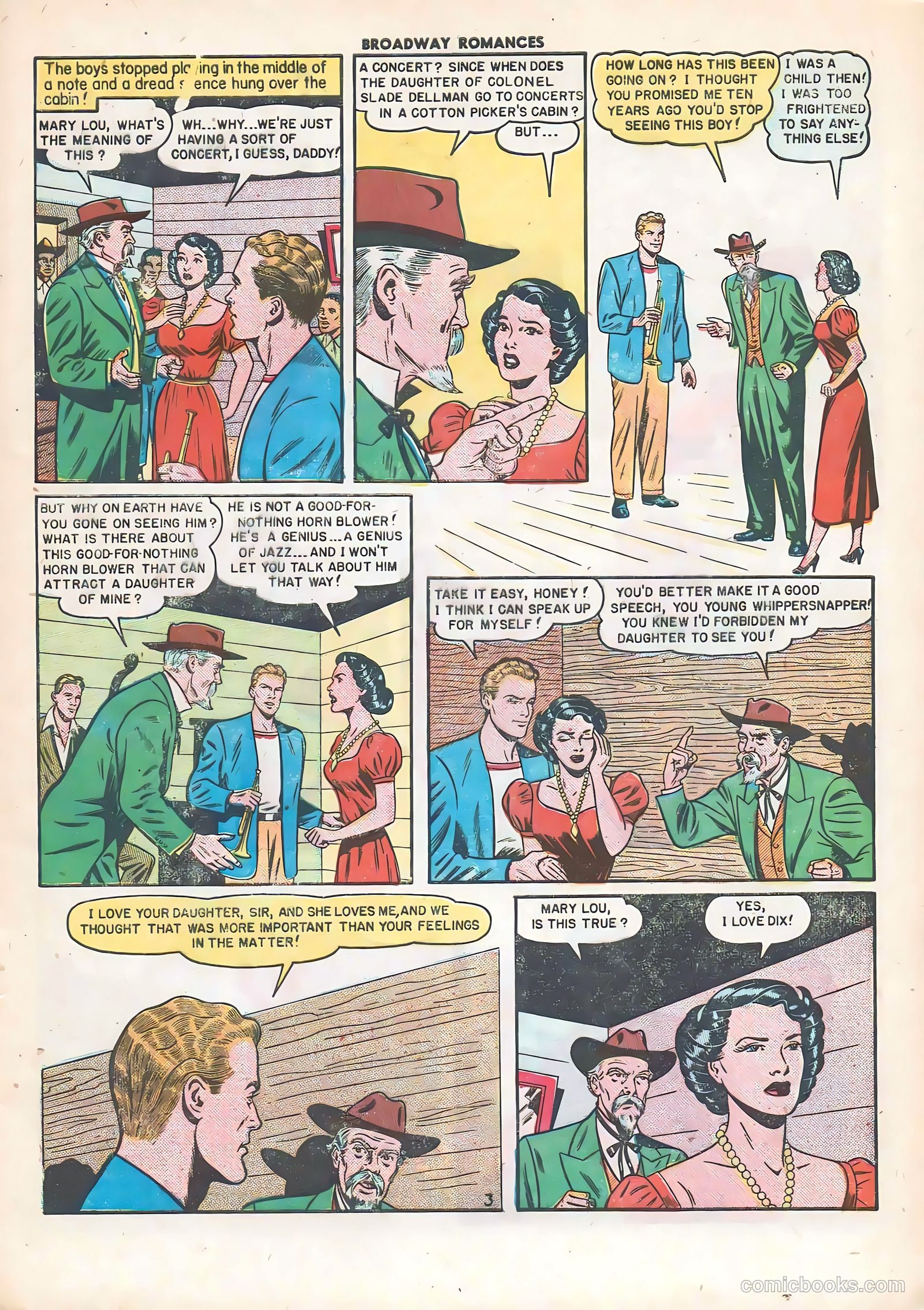 Broadway Romances #3 (1950) — page 5 of 36