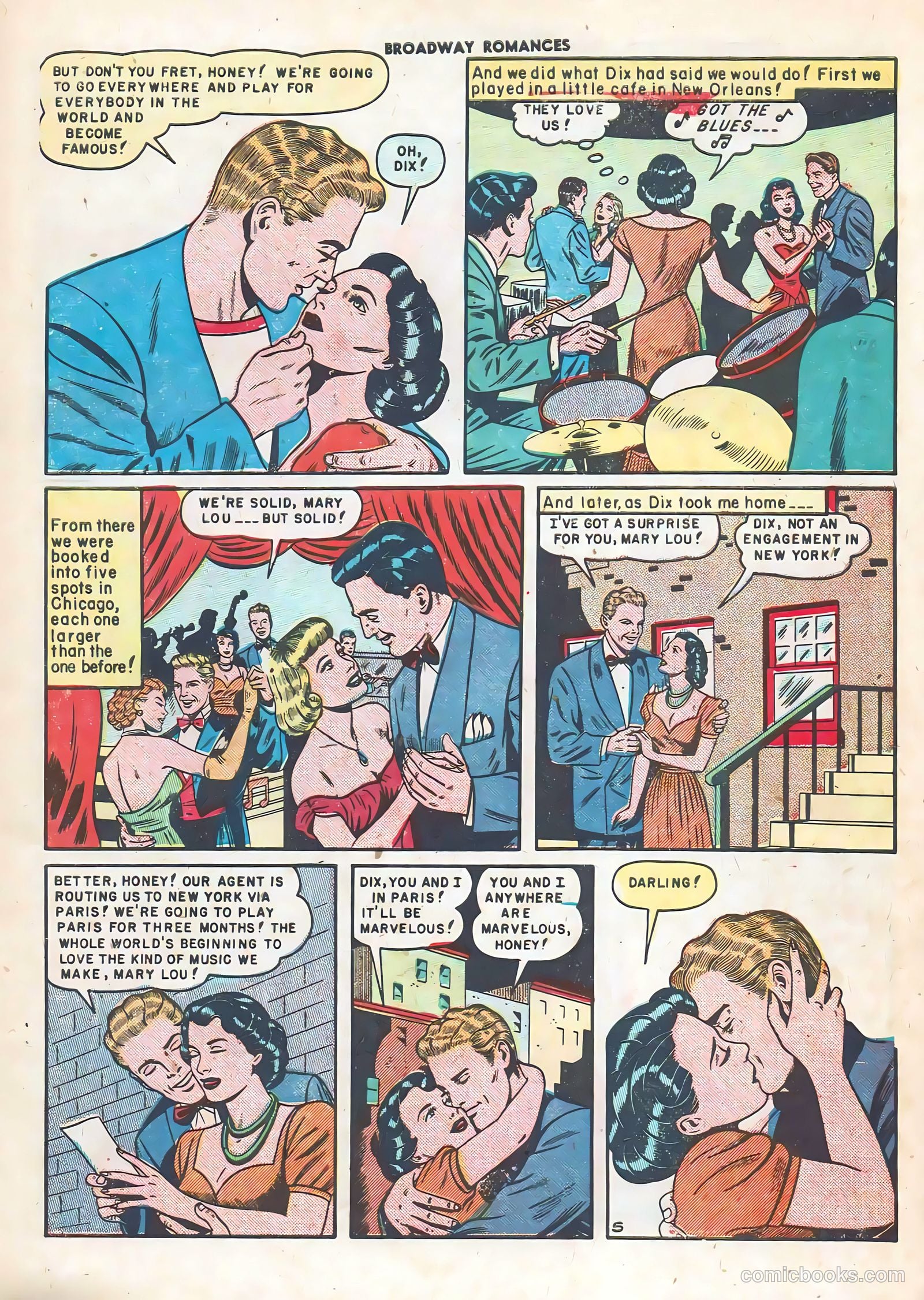 Broadway Romances #3 (1950) — page 7 of 36