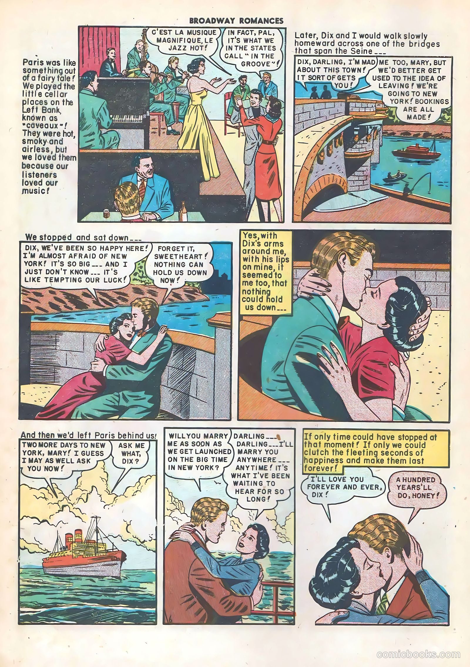 Broadway Romances #3 (1950) — page 8 of 36