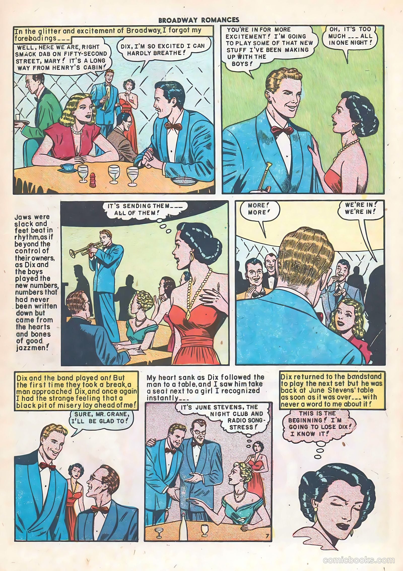 Broadway Romances #3 (1950) — page 9 of 36