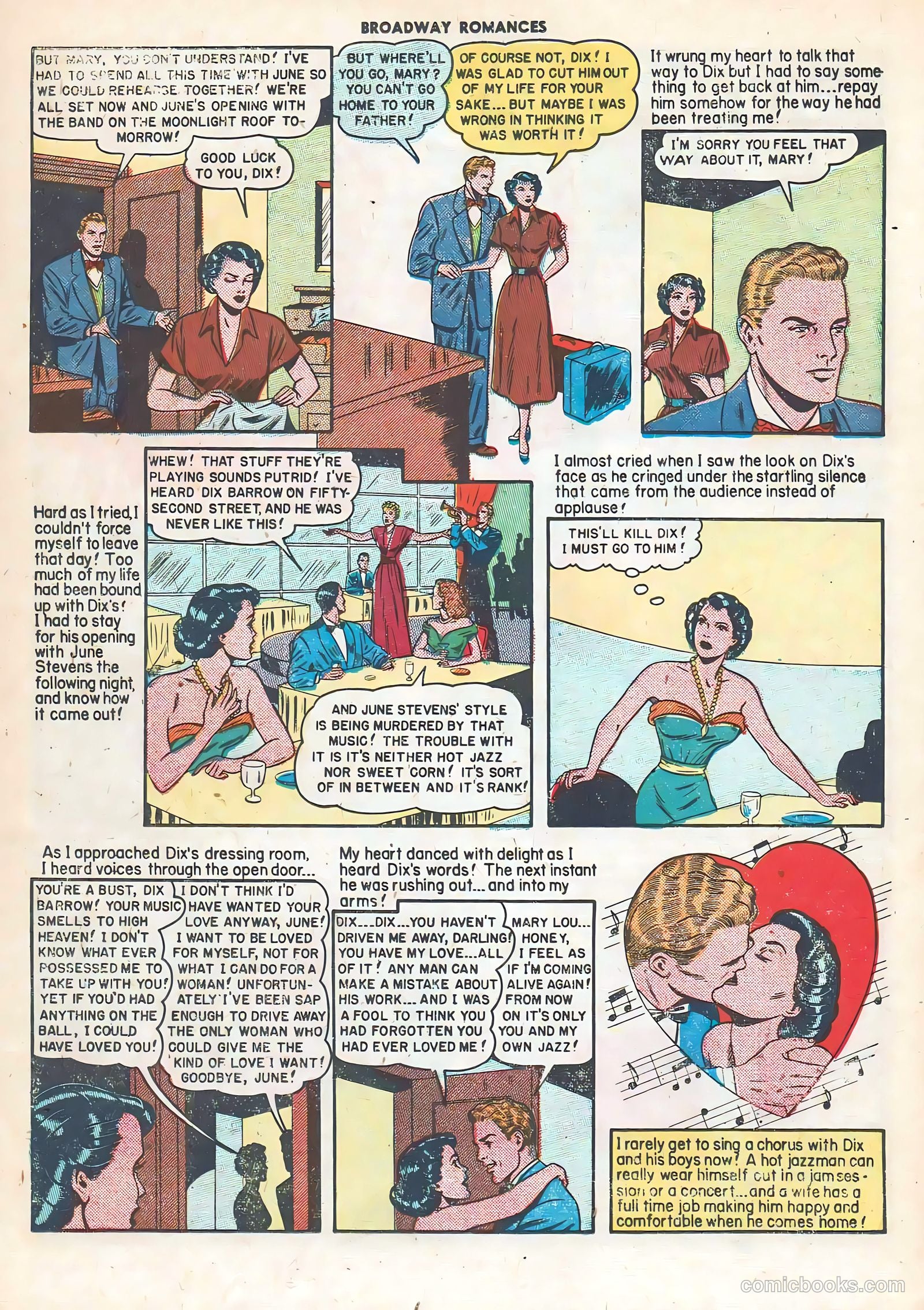 Broadway Romances #3 (1950) — page 11 of 36