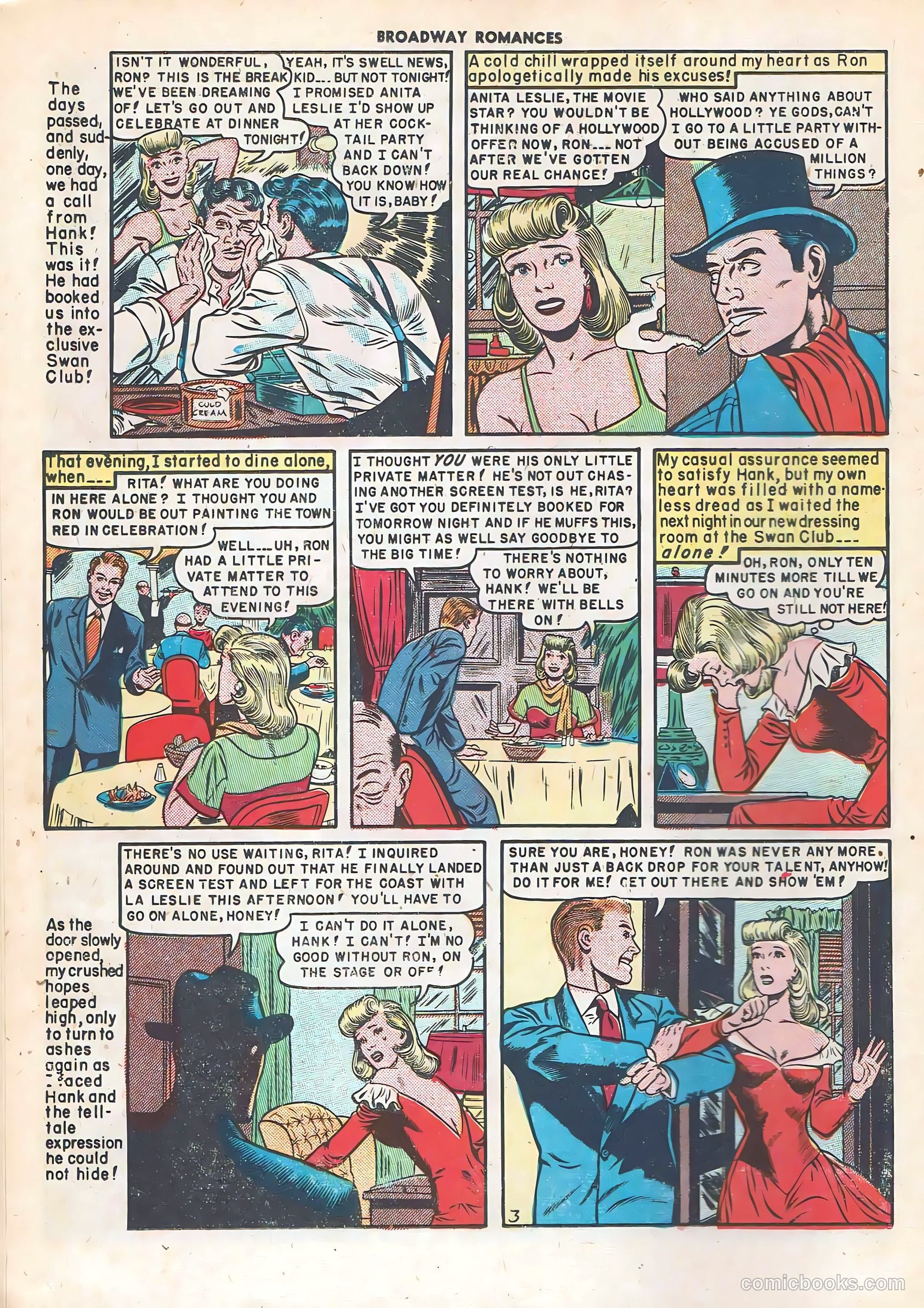 Broadway Romances #3 (1950) — page 14 of 36