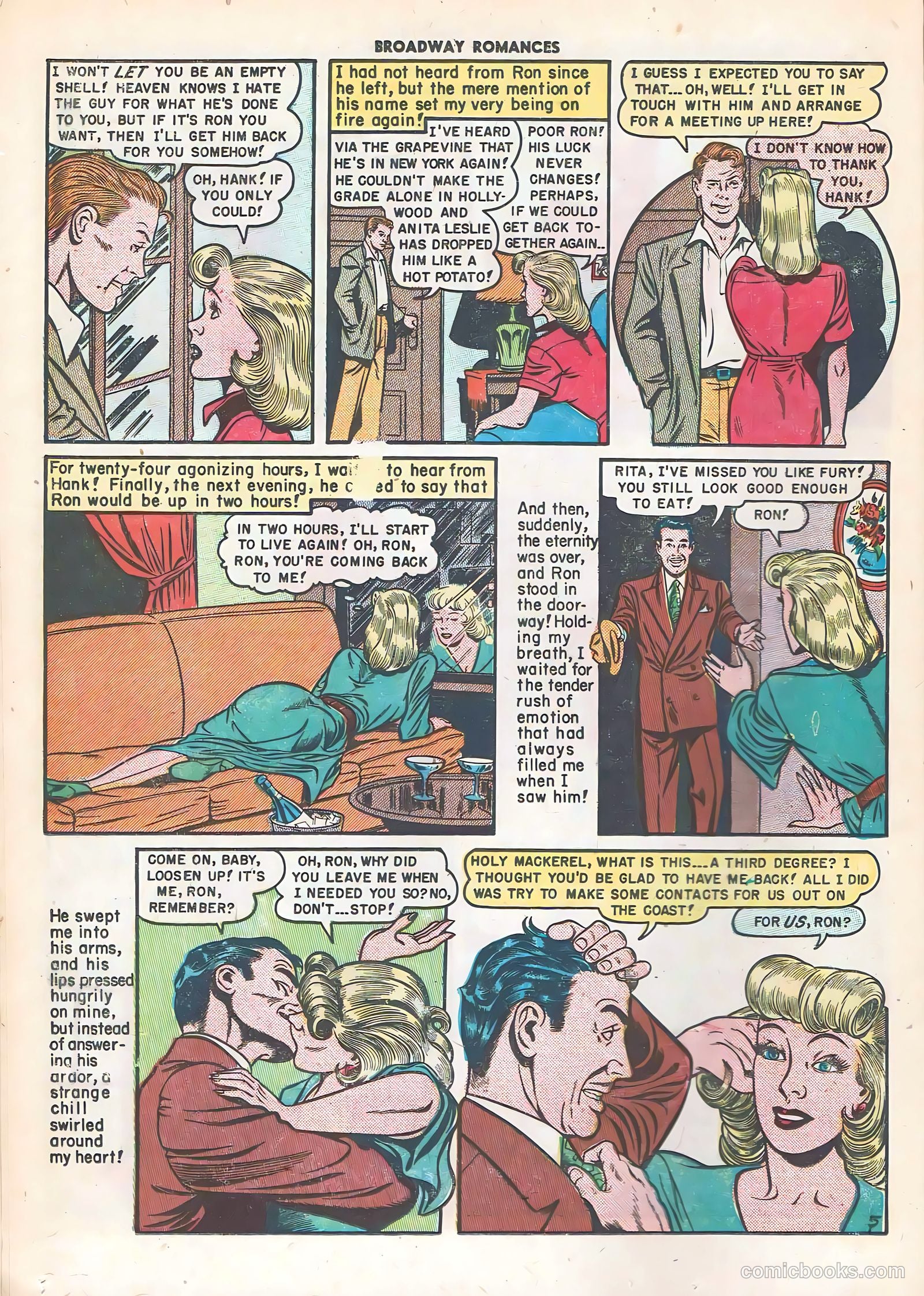Broadway Romances #3 (1950) — page 16 of 36