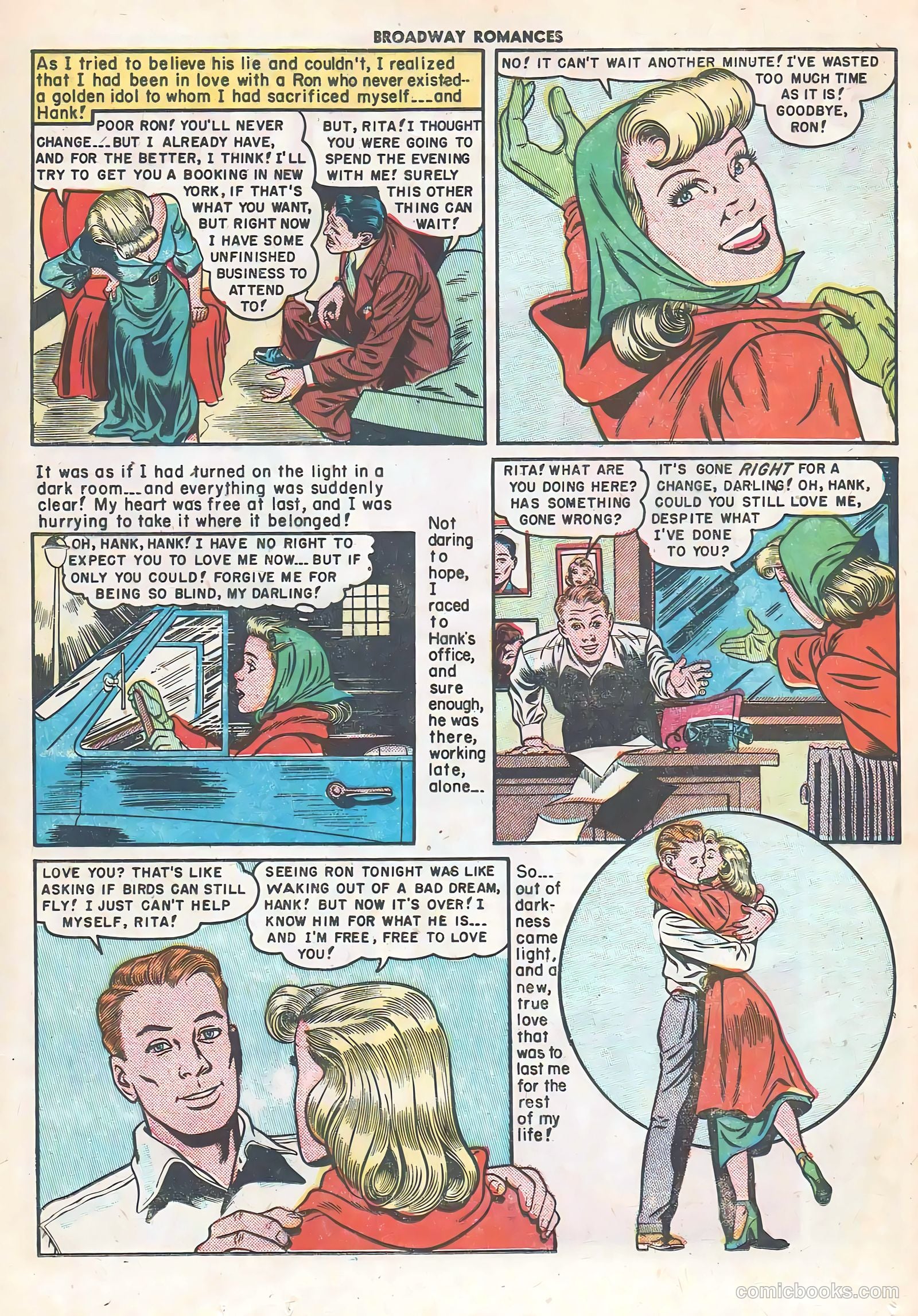 Broadway Romances #3 (1950) — page 17 of 36