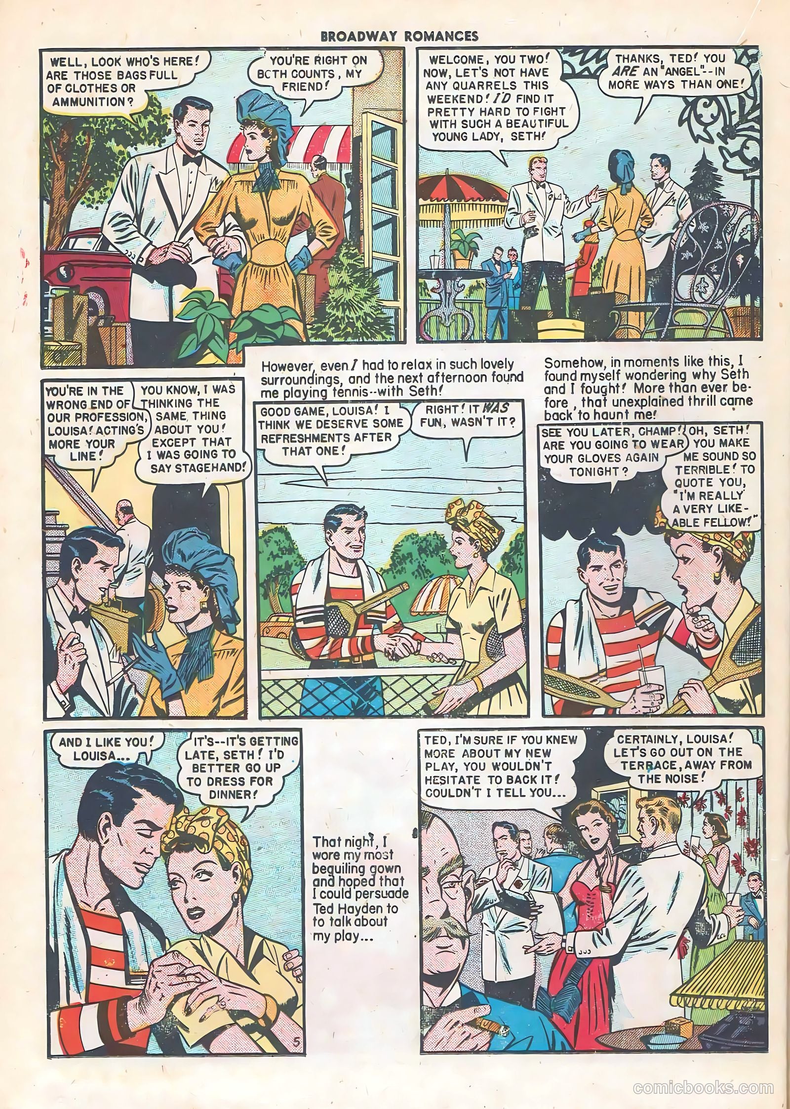 Broadway Romances #3 (1950) — page 22 of 36
