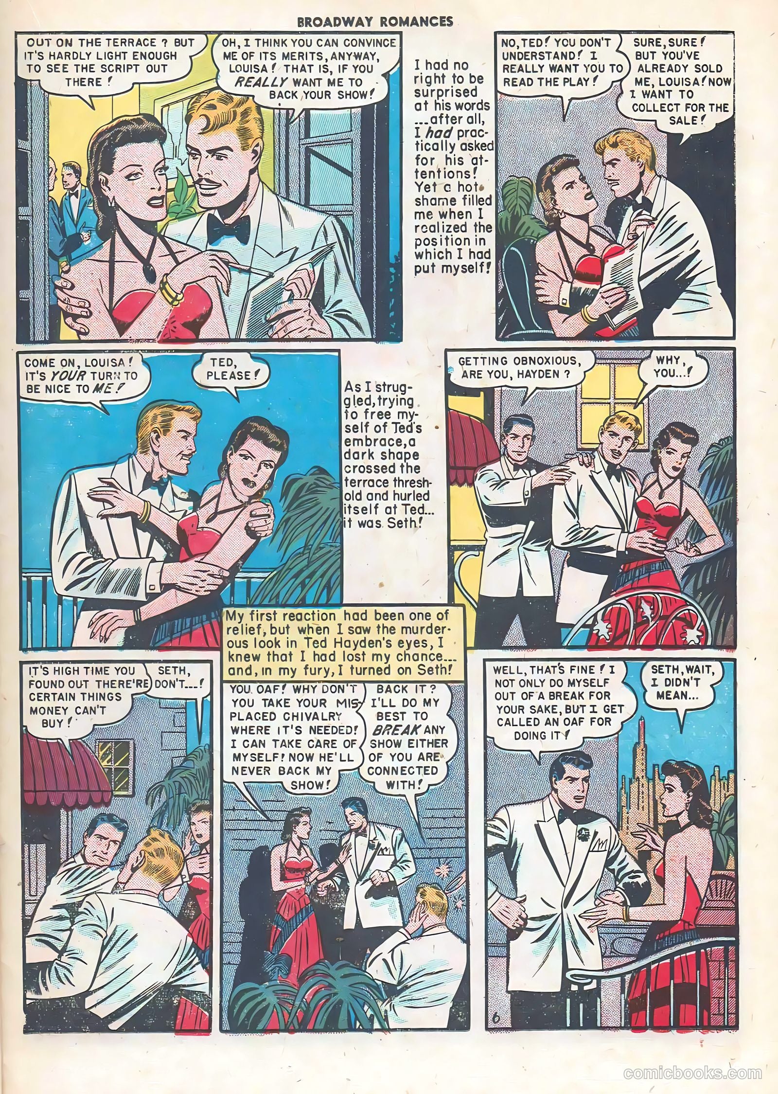 Broadway Romances #3 (1950) — page 23 of 36