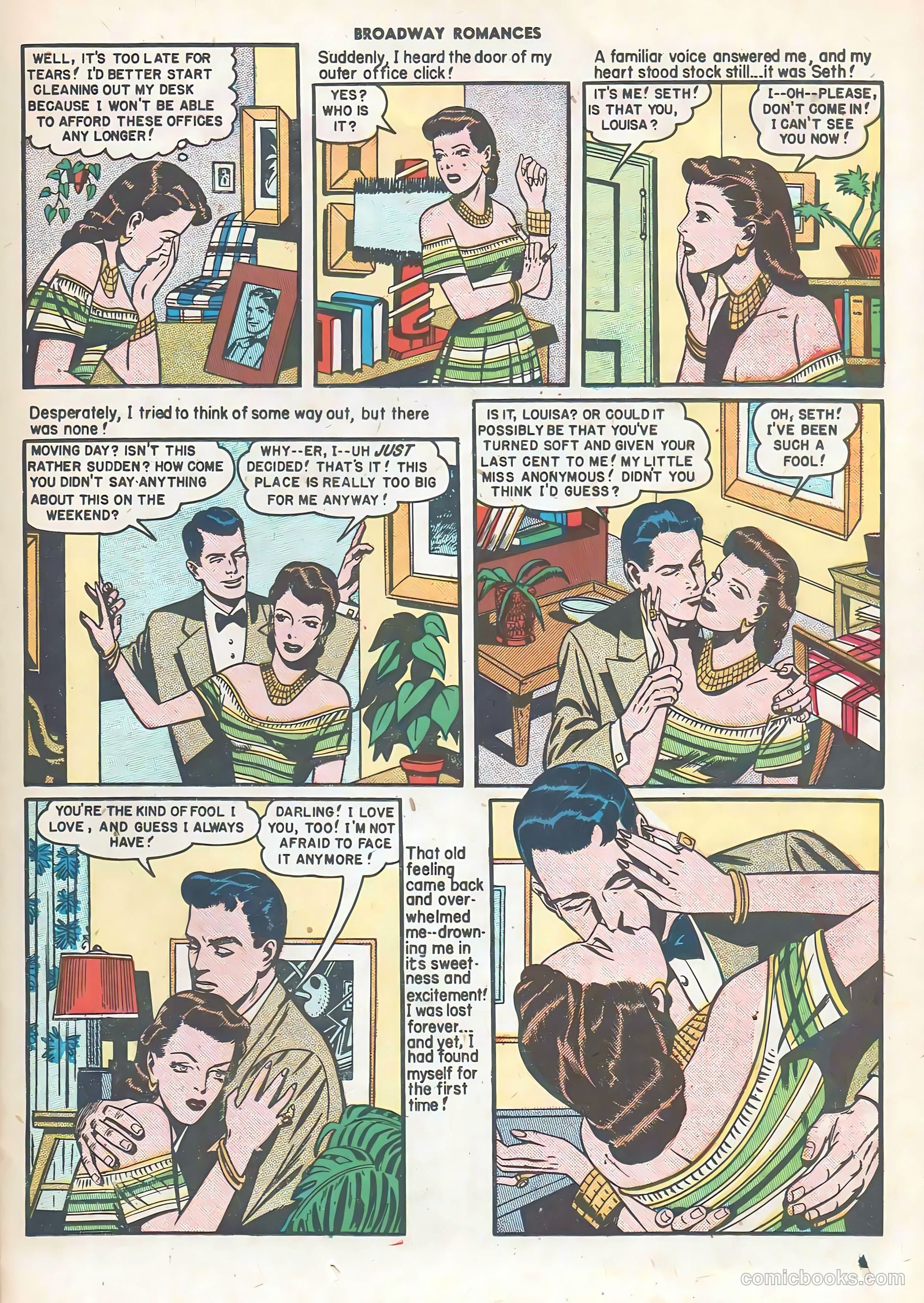 Broadway Romances #3 (1950) — page 25 of 36