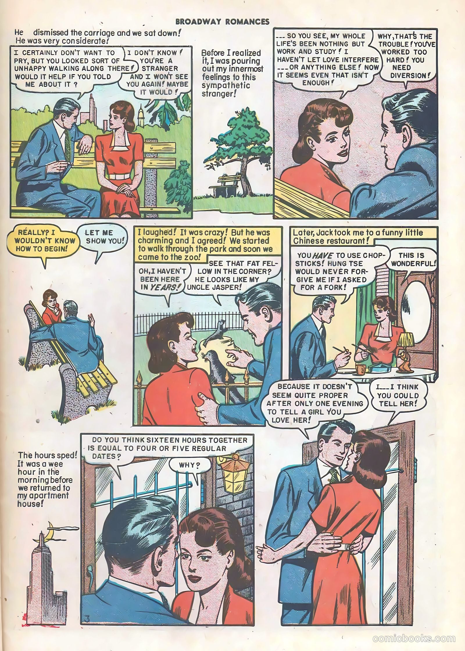 Broadway Romances #3 (1950) — page 29 of 36