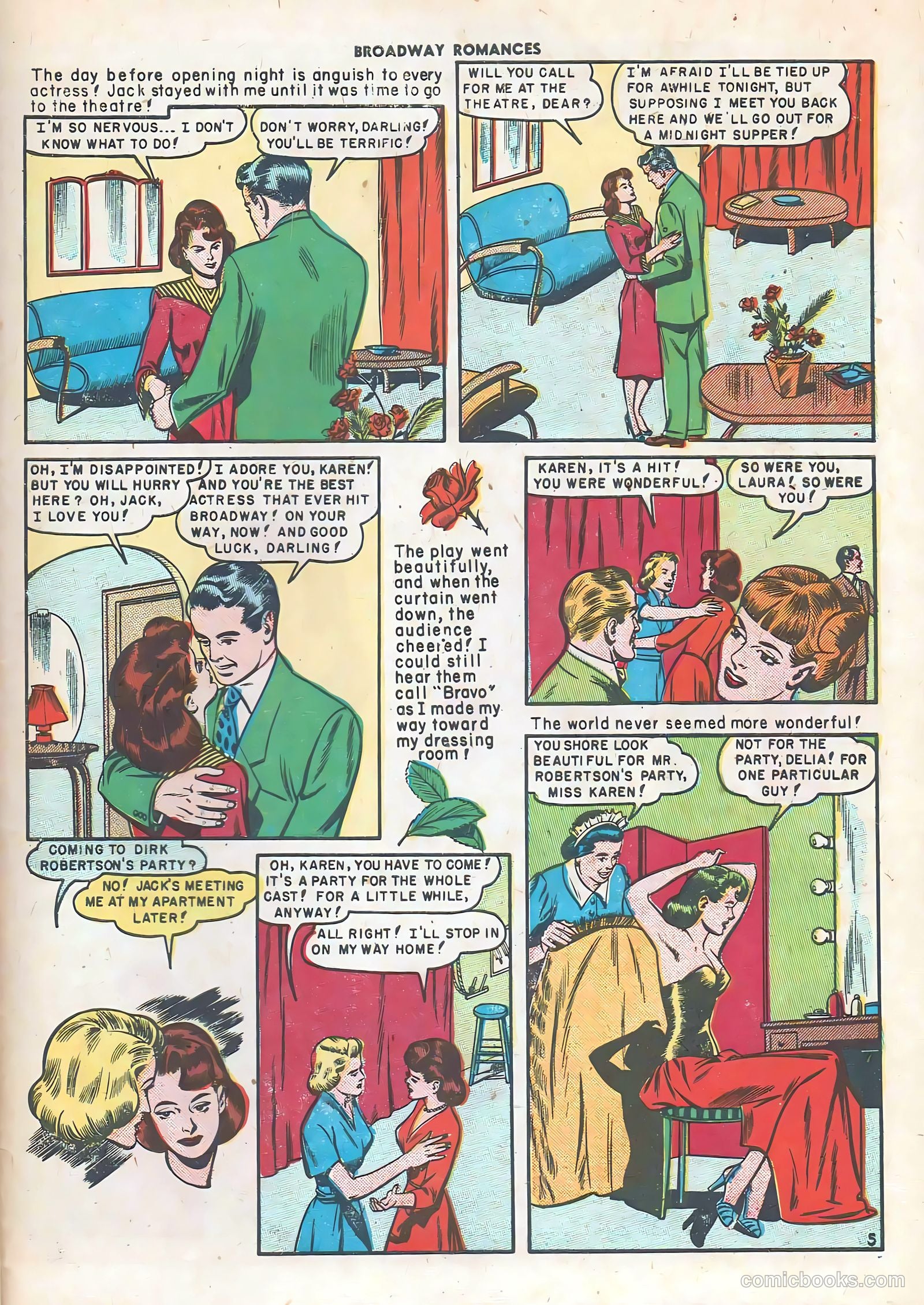 Broadway Romances #3 (1950) — page 31 of 36