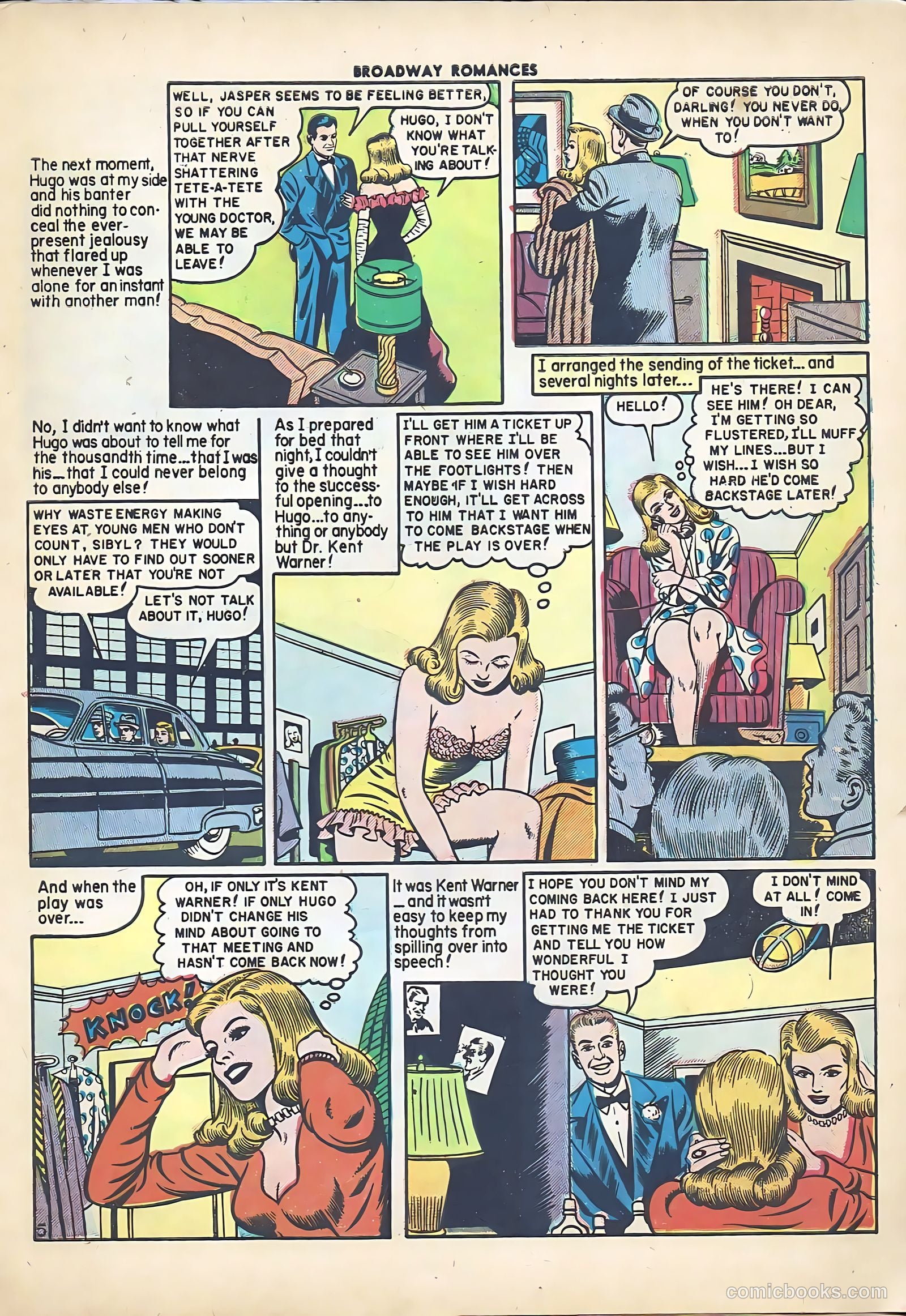 Broadway Romances #4 (1950) — page 7 of 36
