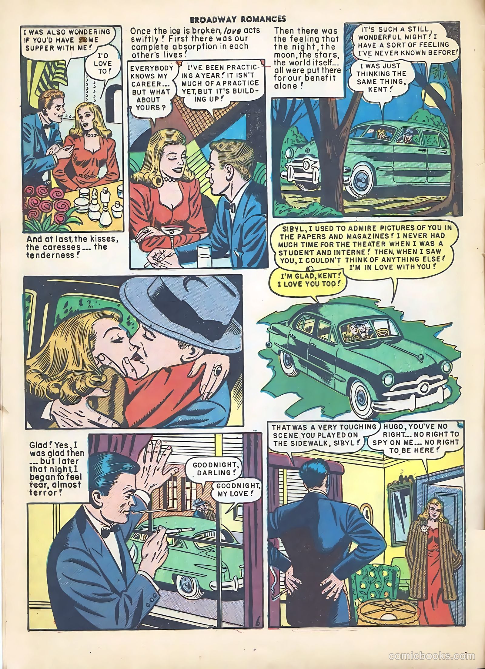 Broadway Romances #4 (1950) — page 8 of 36