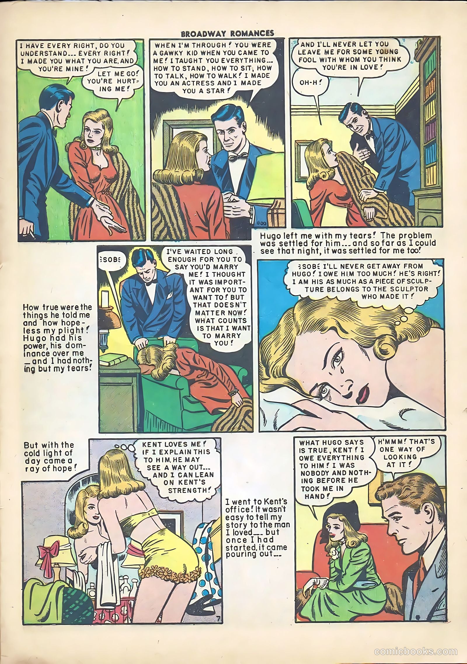 Broadway Romances #4 (1950) — page 9 of 36