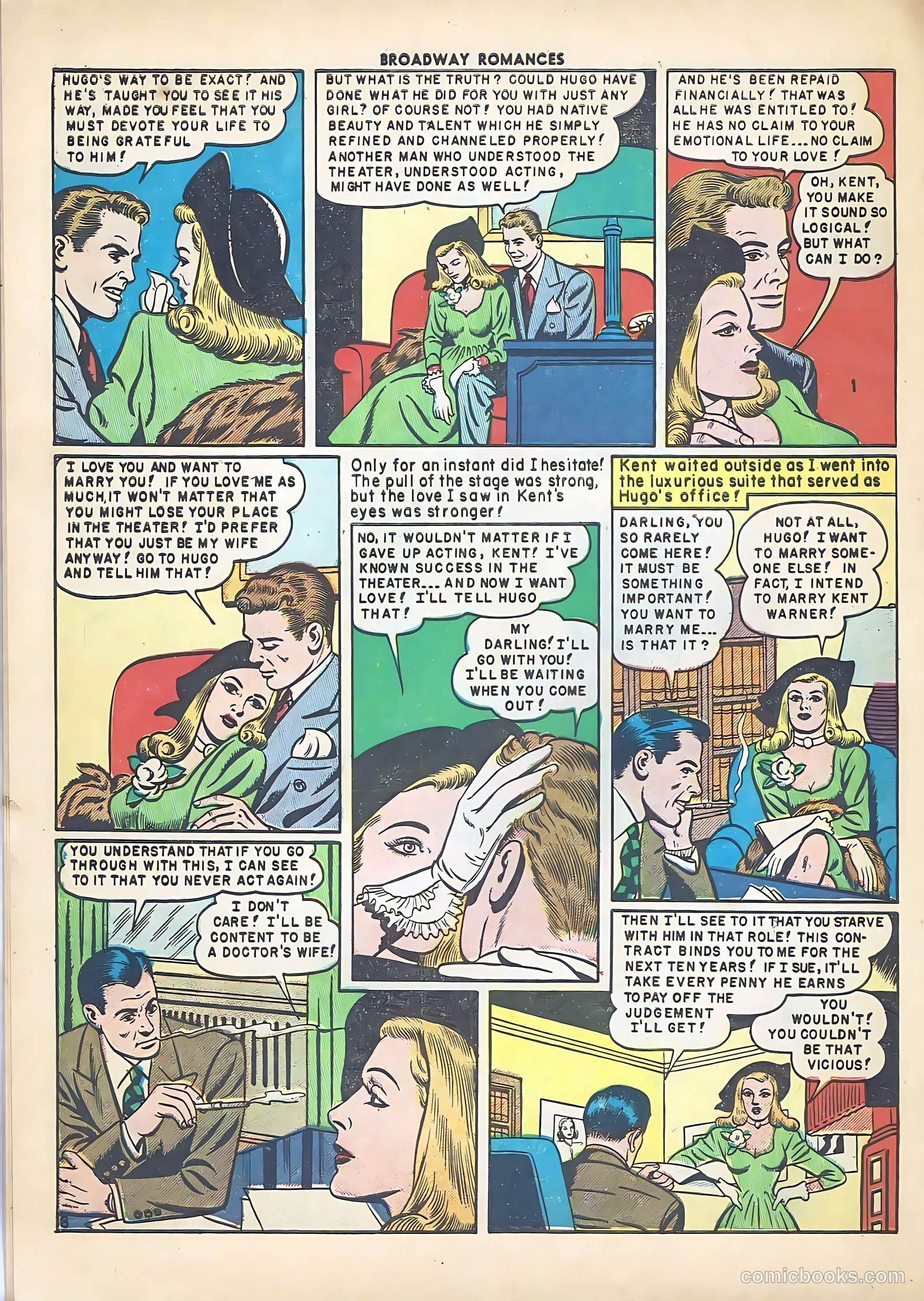 Broadway Romances #4 (1950) — page 10 of 36