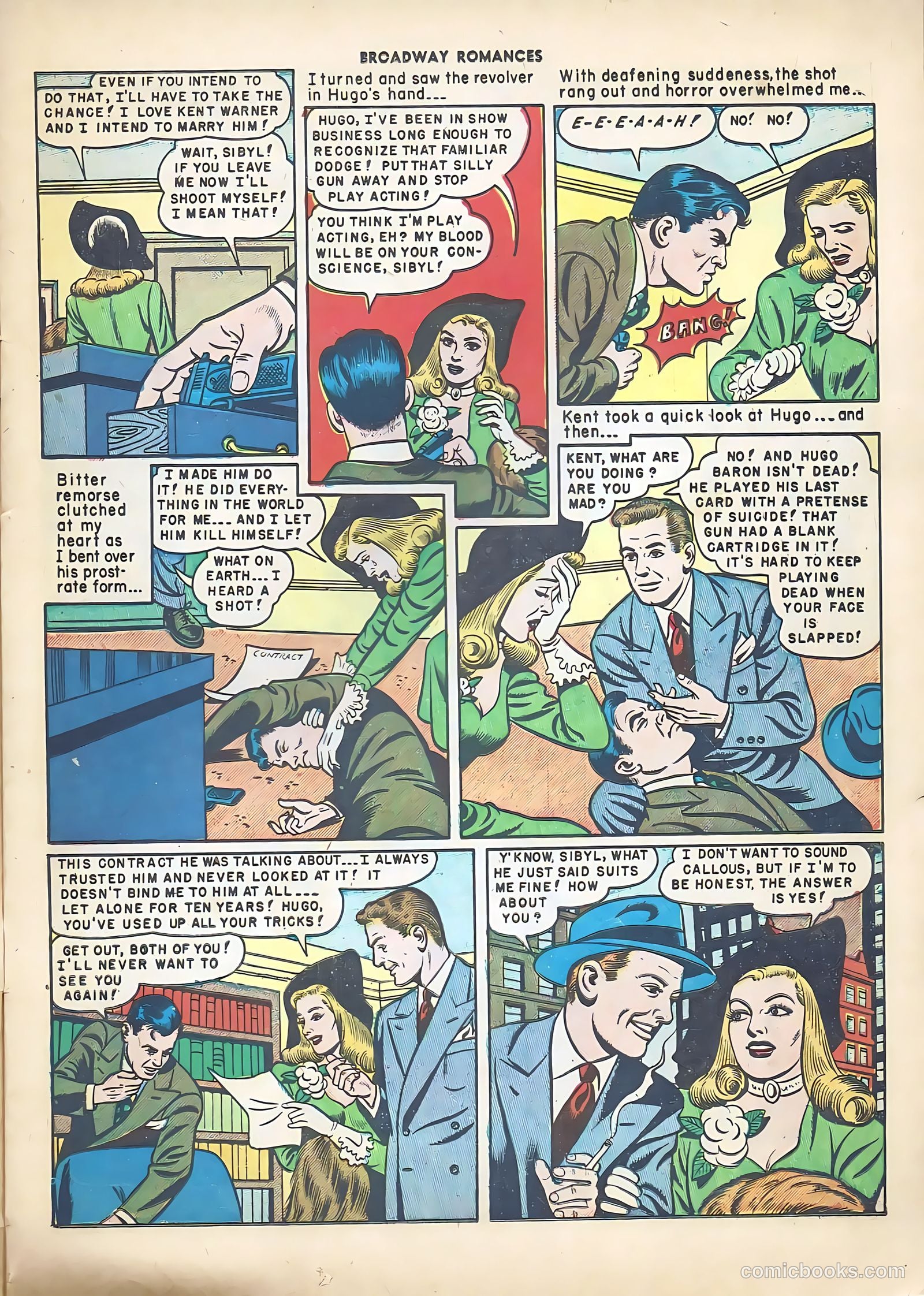 Broadway Romances #4 (1950) — page 11 of 36