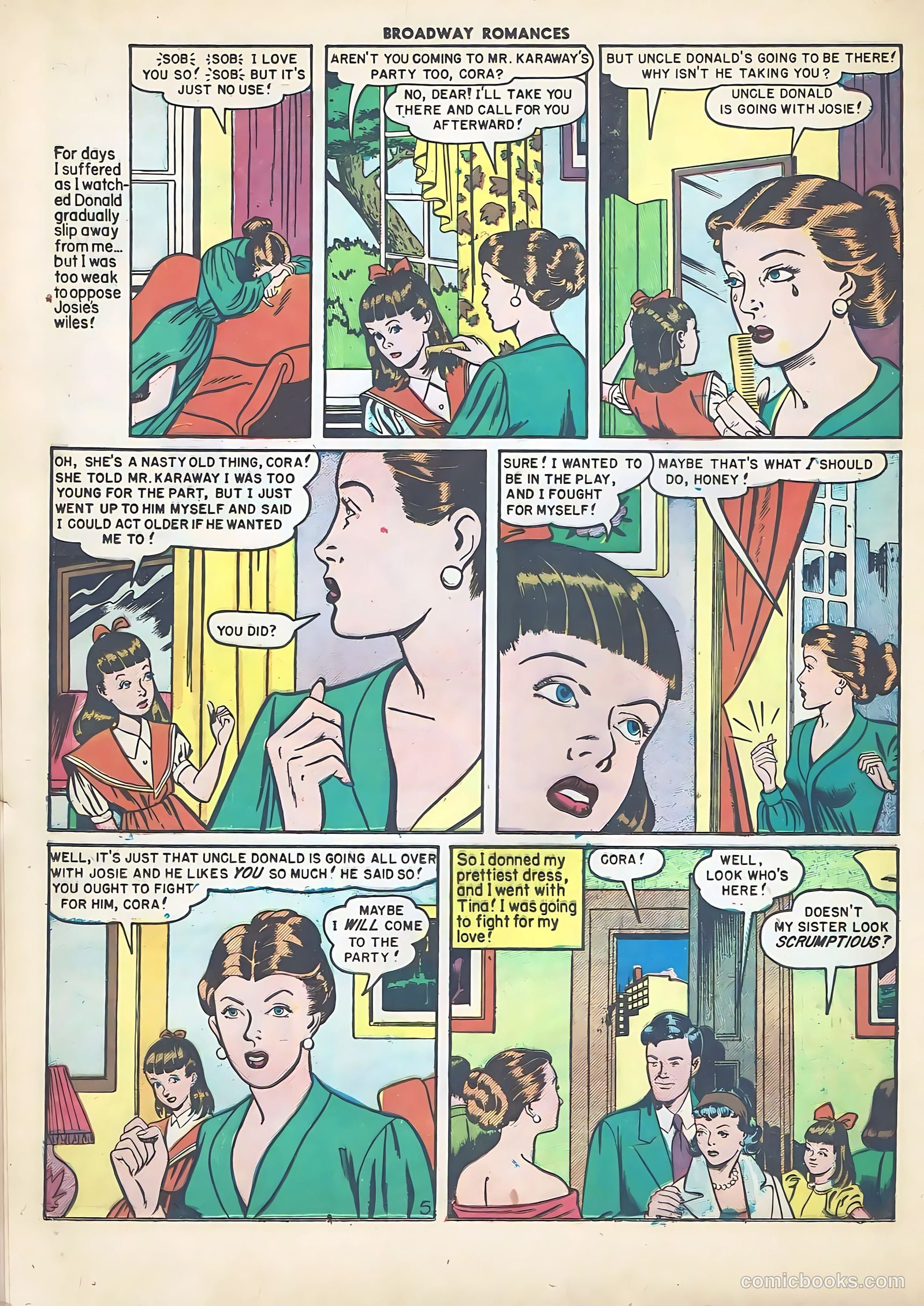 Broadway Romances #4 (1950) — page 16 of 36