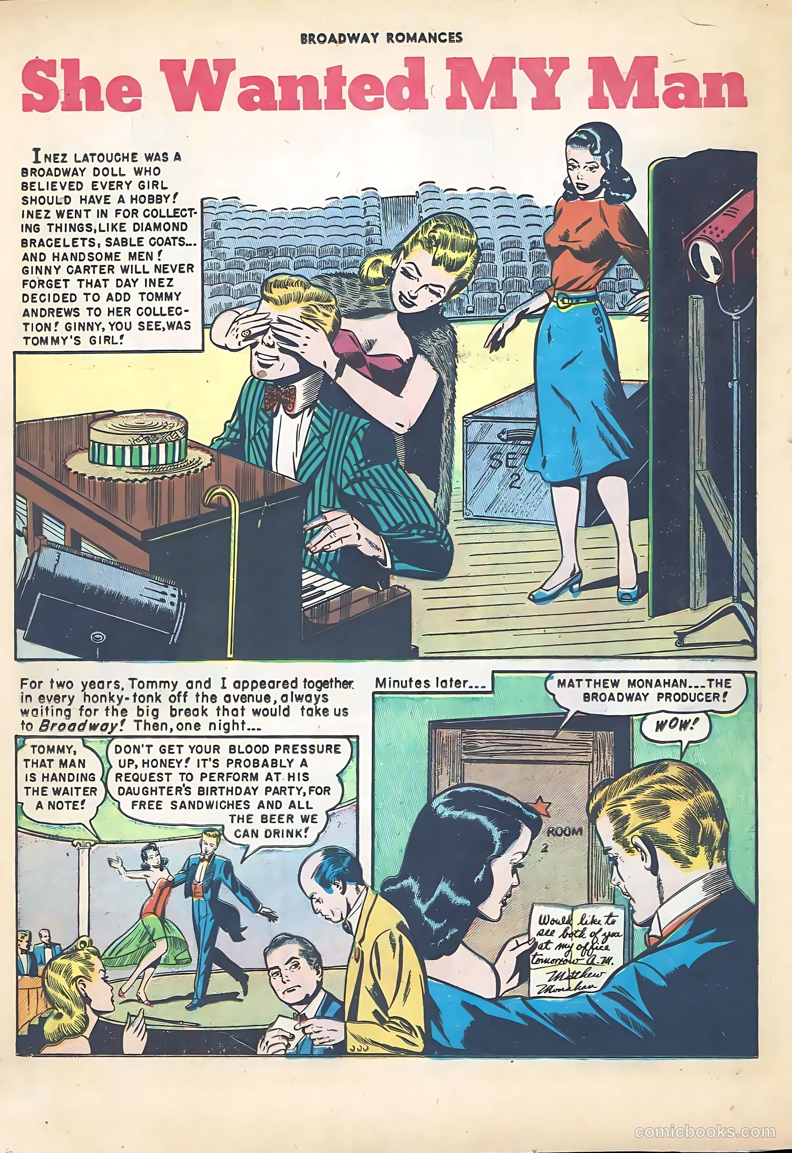Broadway Romances #4 (1950) — page 18 of 36
