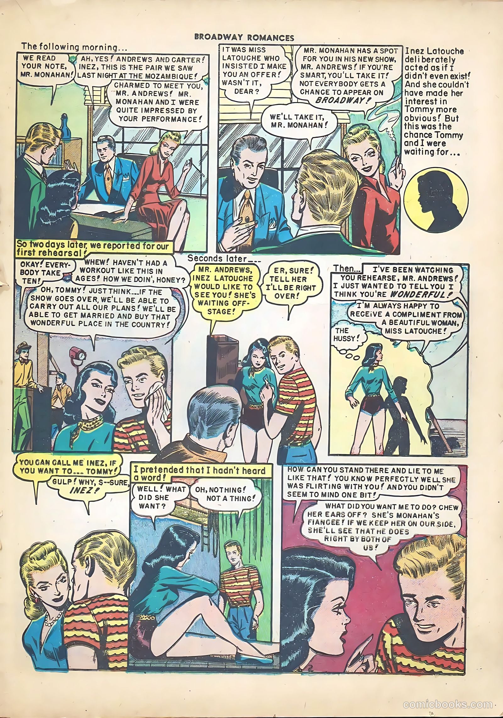 Broadway Romances #4 (1950) — page 19 of 36