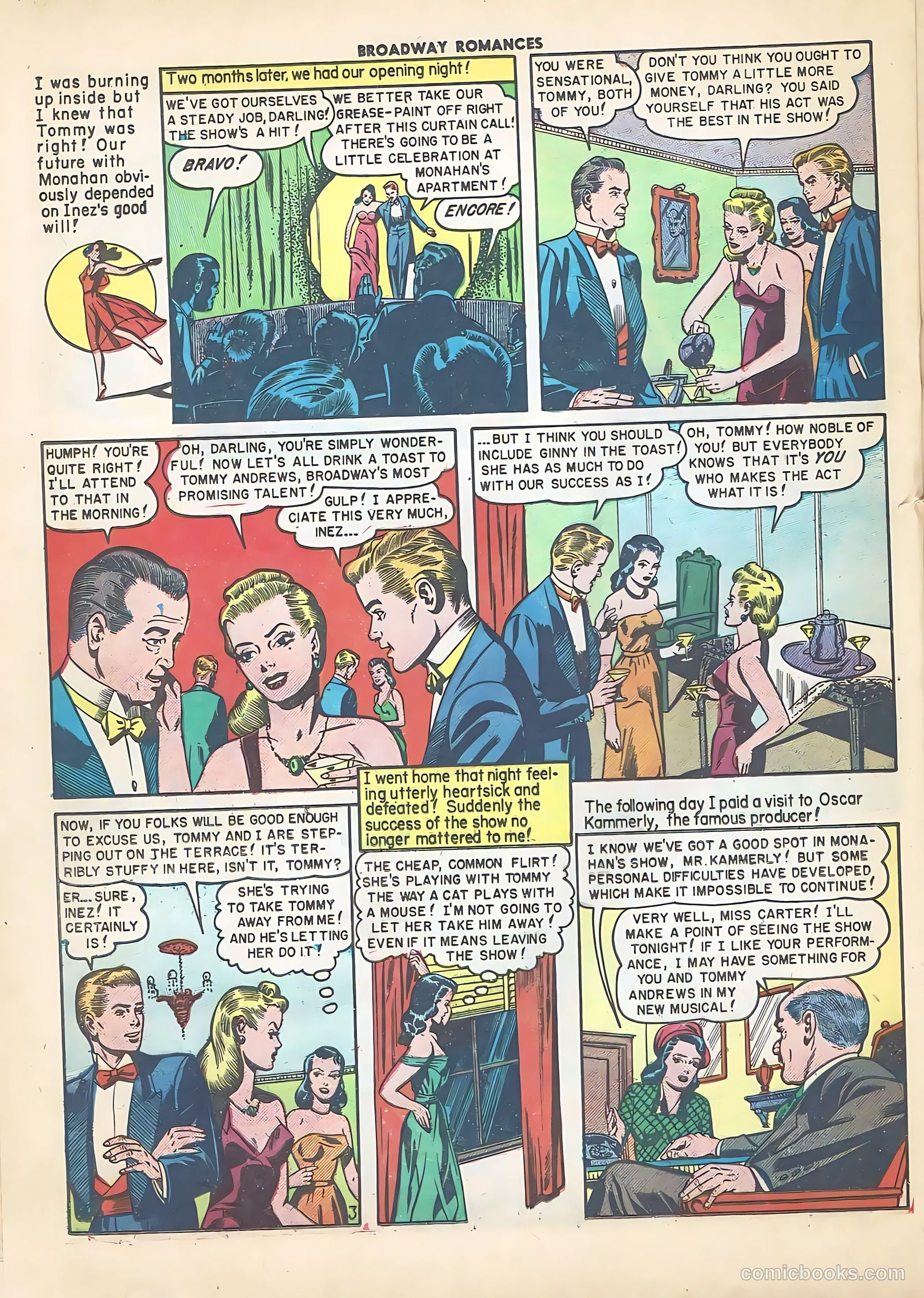 Broadway Romances #4 (1950) — page 20 of 36
