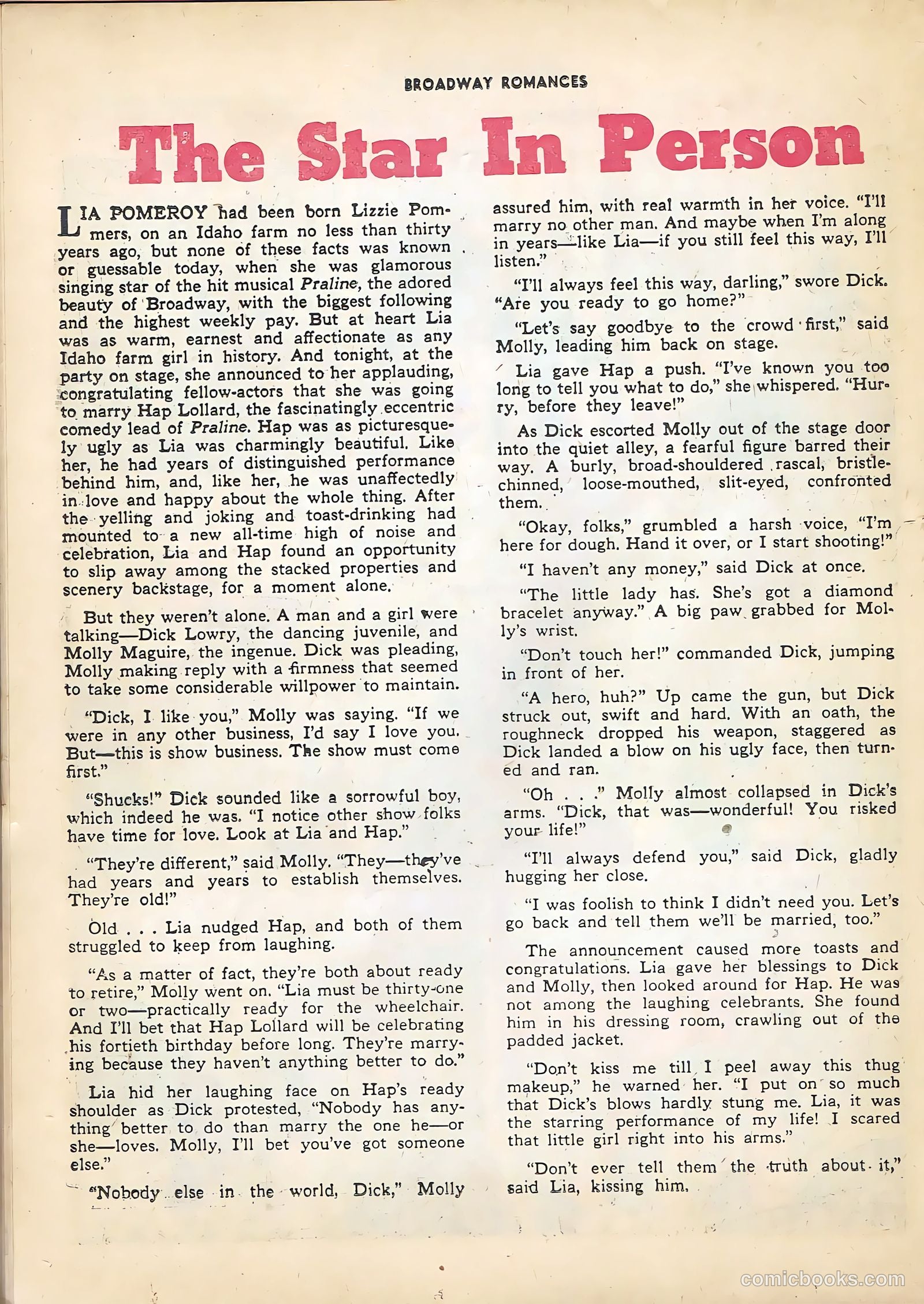 Broadway Romances #4 (1950) — page 26 of 36