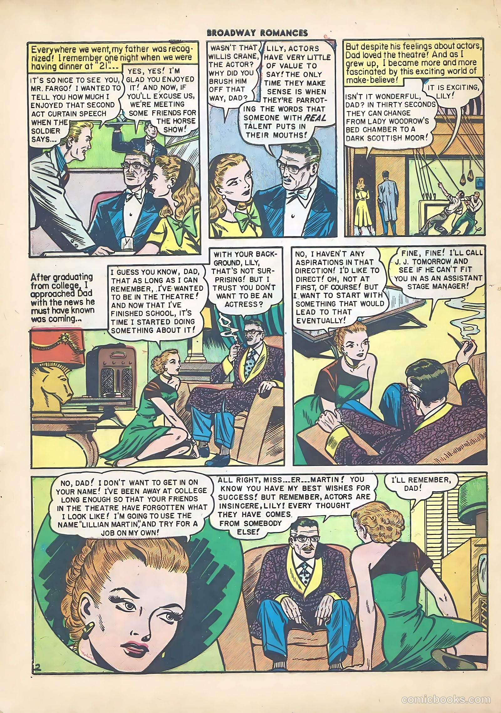 Broadway Romances #4 (1950) — page 28 of 36