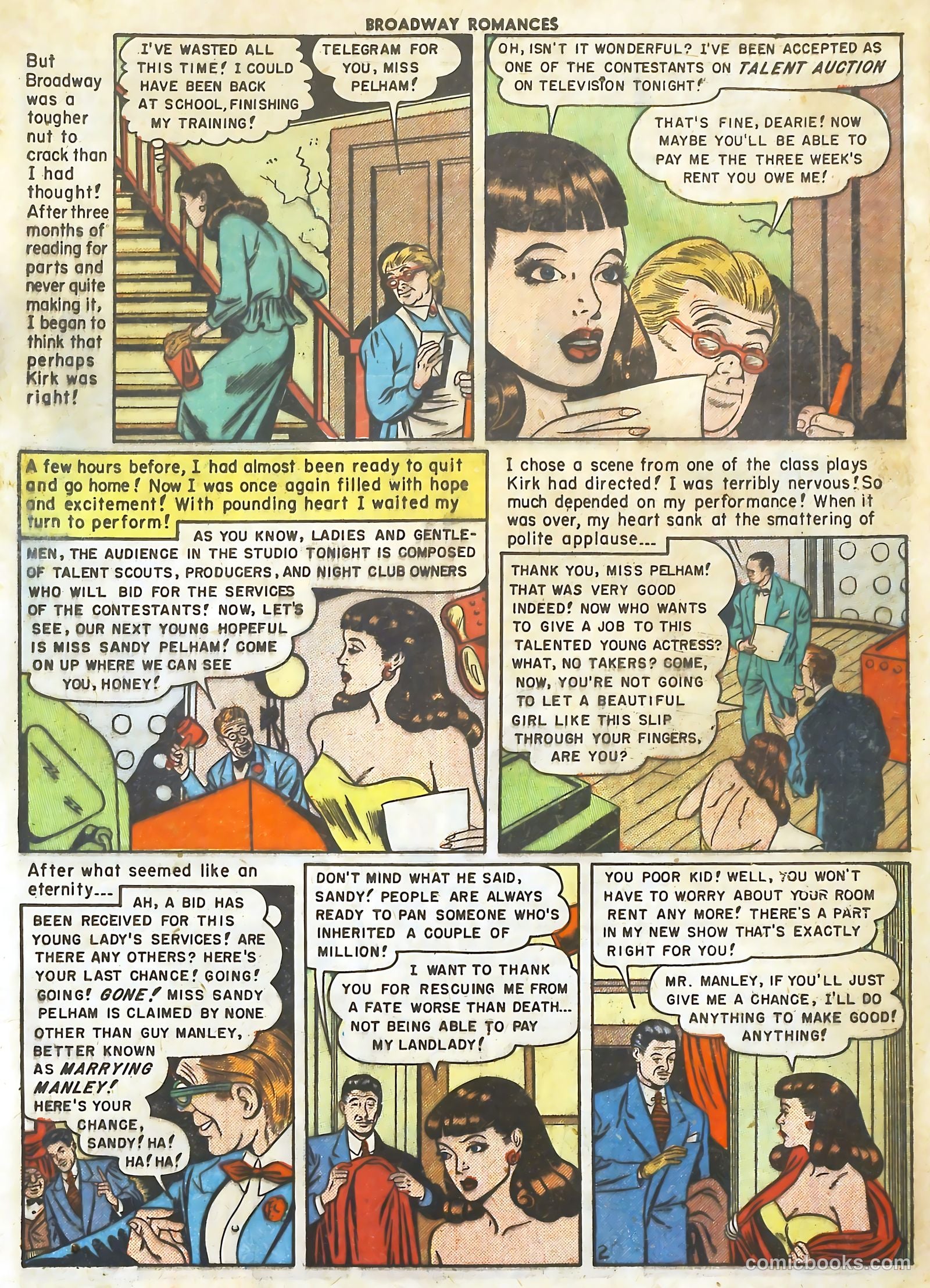 Broadway Romances #5 (1950) — page 13 of 52