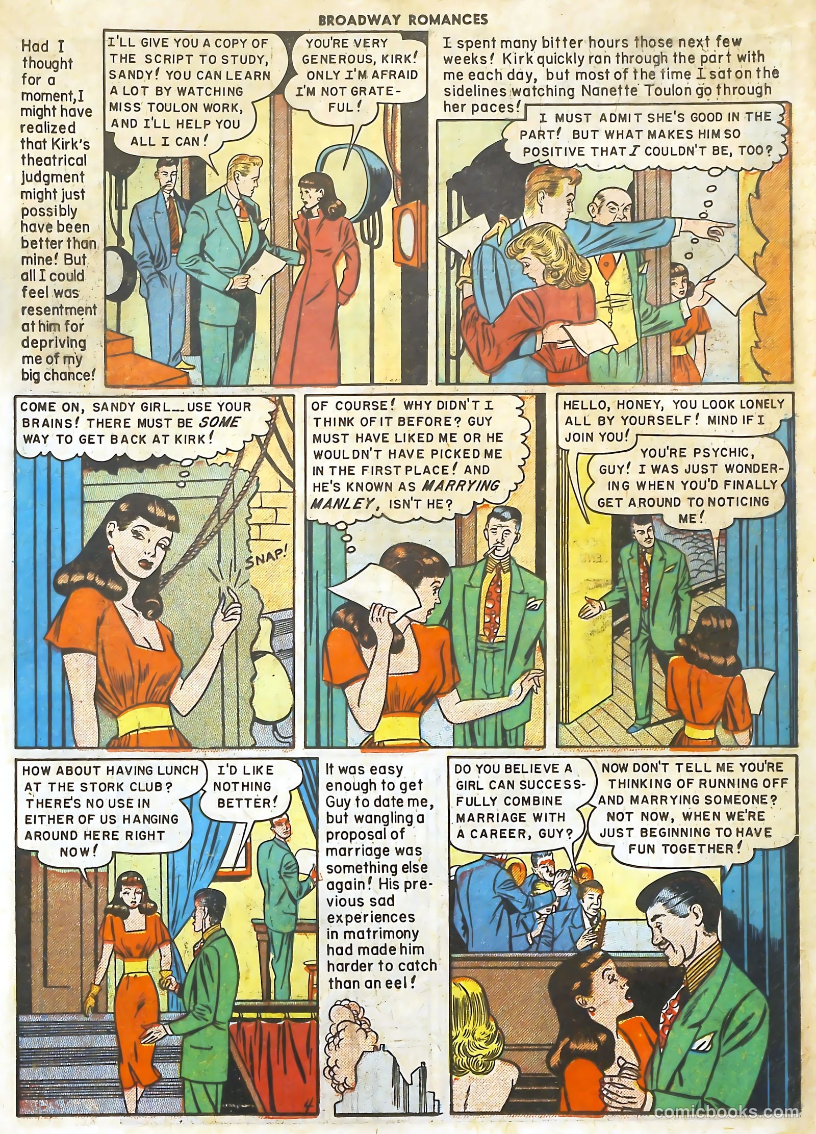 Broadway Romances #5 (1950) — page 15 of 52
