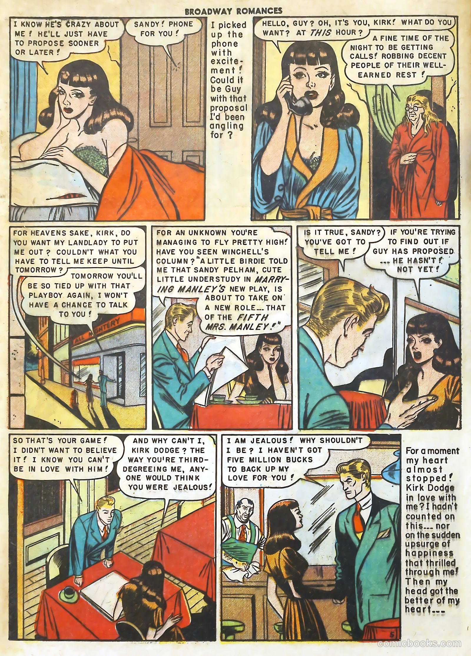 Broadway Romances #5 (1950) — page 16 of 52