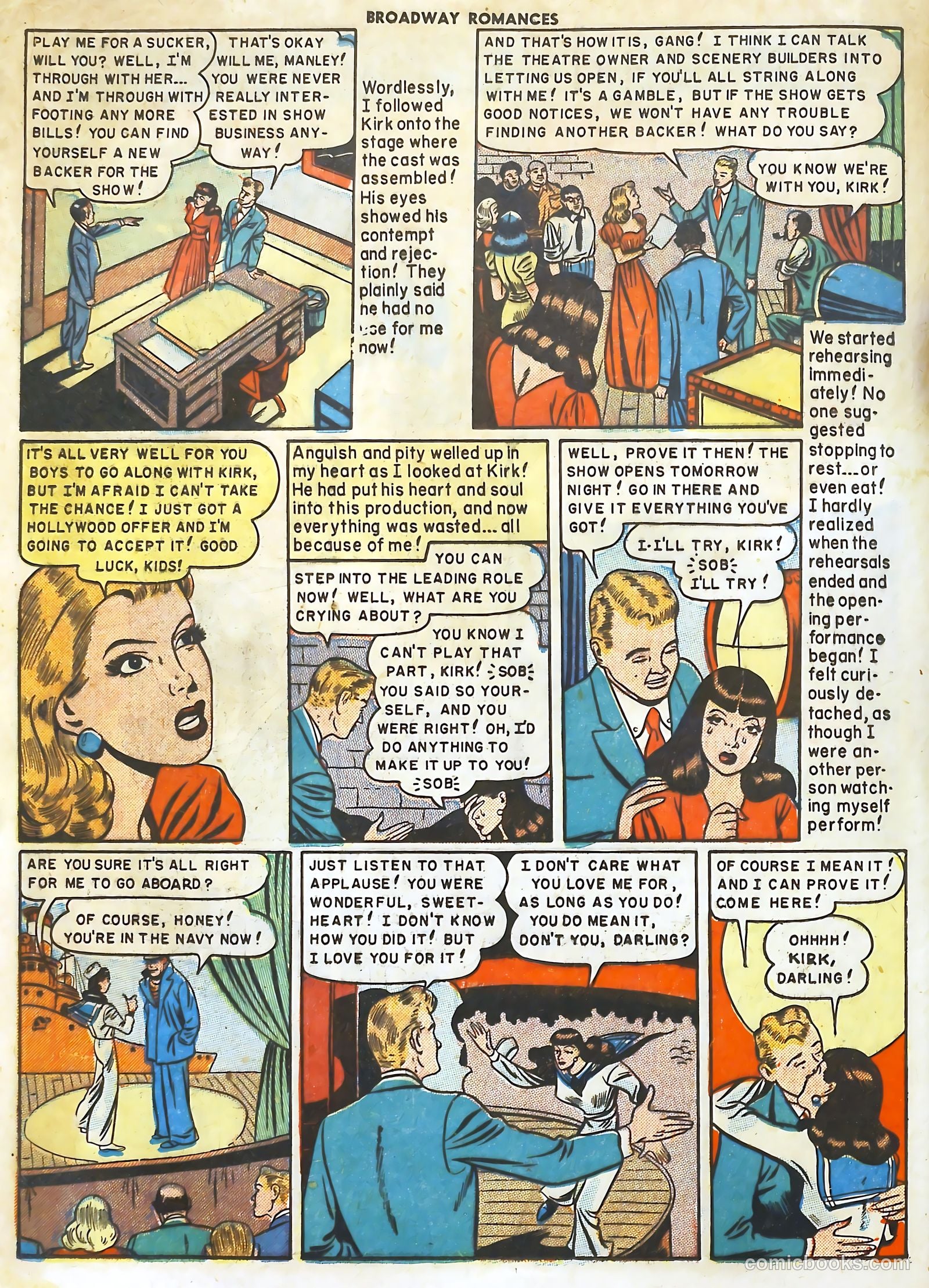 Broadway Romances #5 (1950) — page 18 of 52