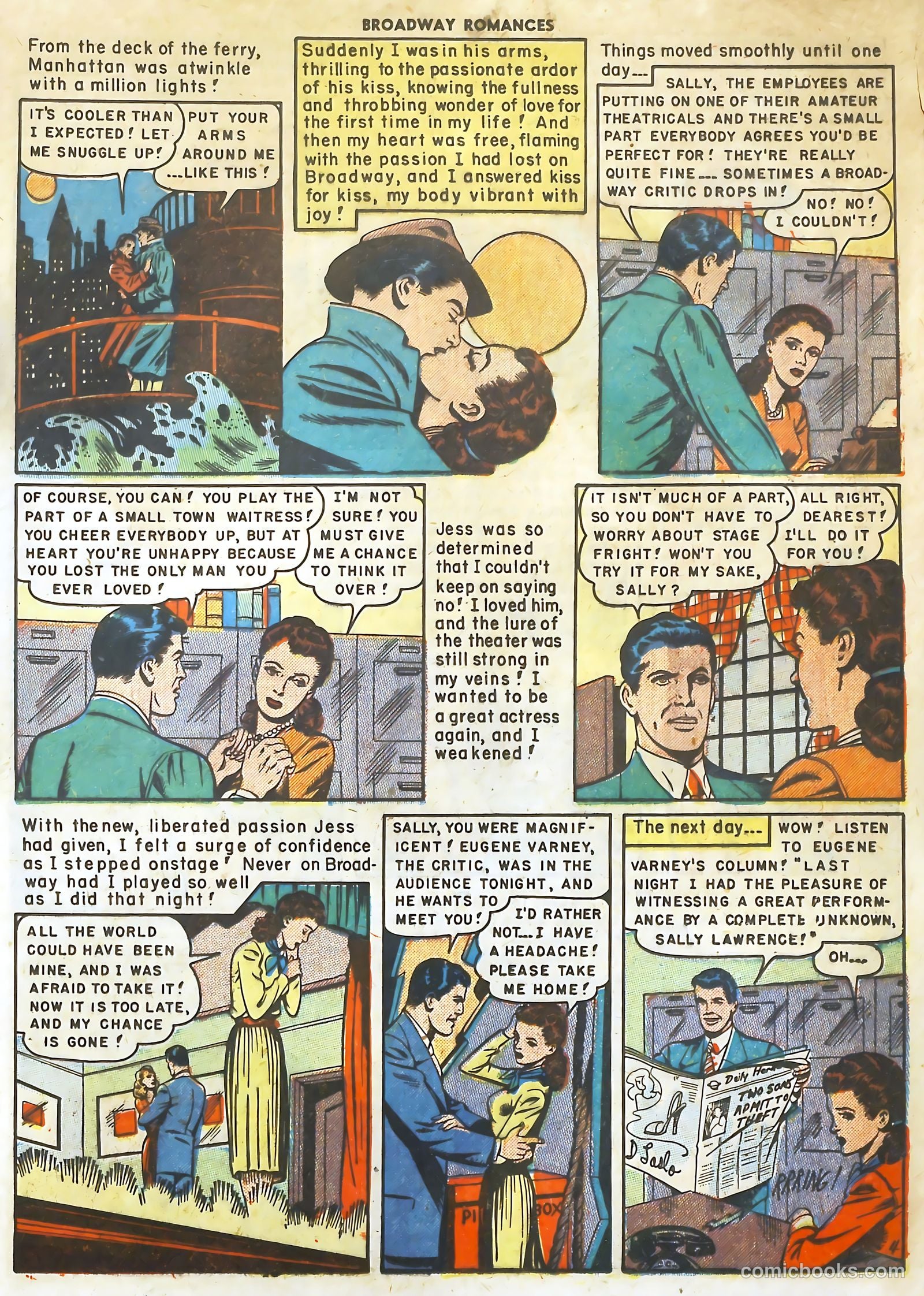 Broadway Romances #5 (1950) — page 23 of 52