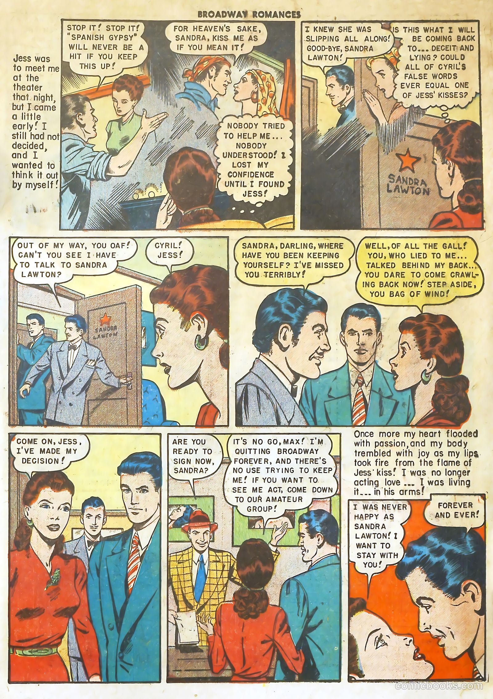 Broadway Romances #5 (1950) — page 25 of 52