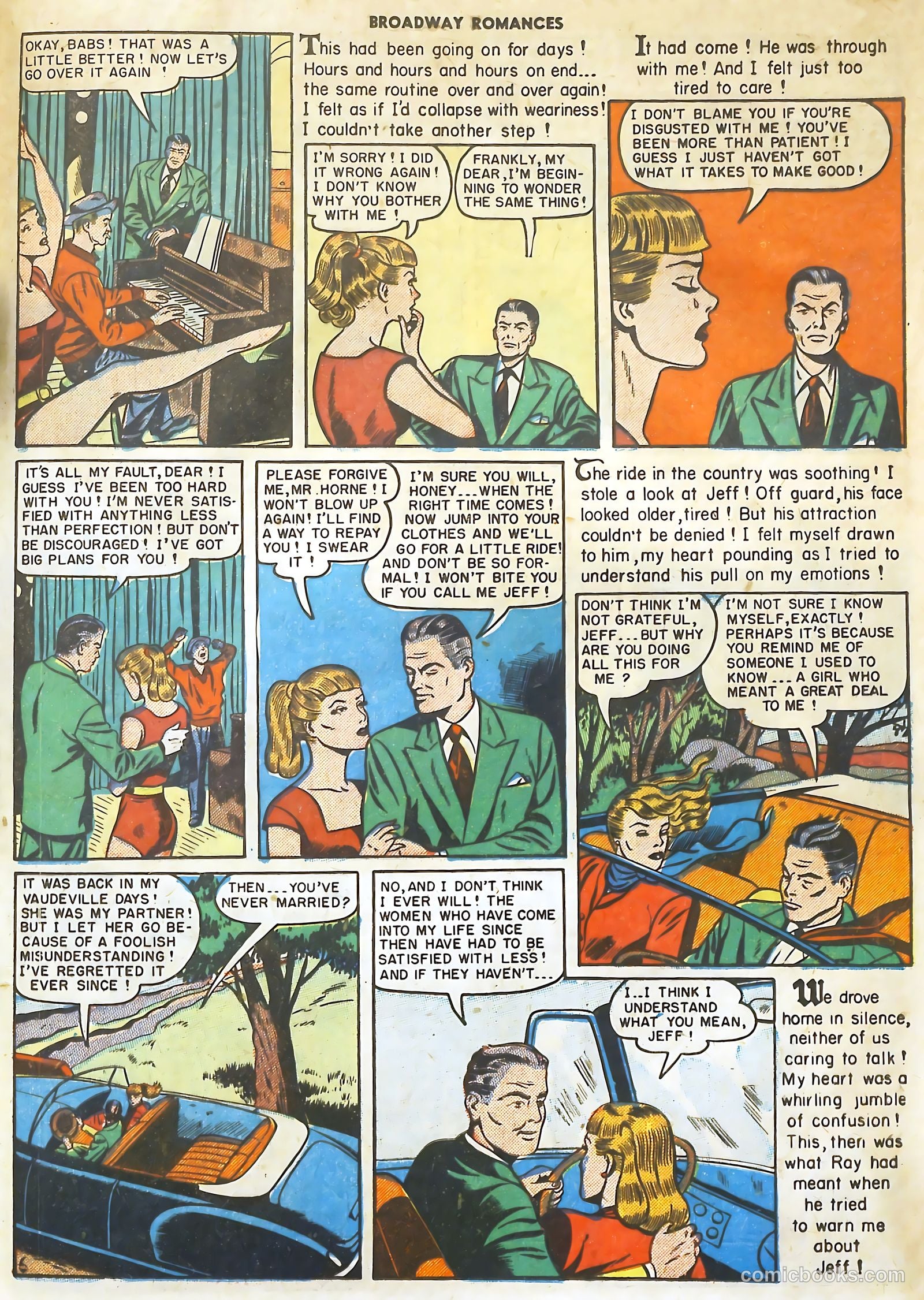 Broadway Romances #5 (1950) — page 33 of 52