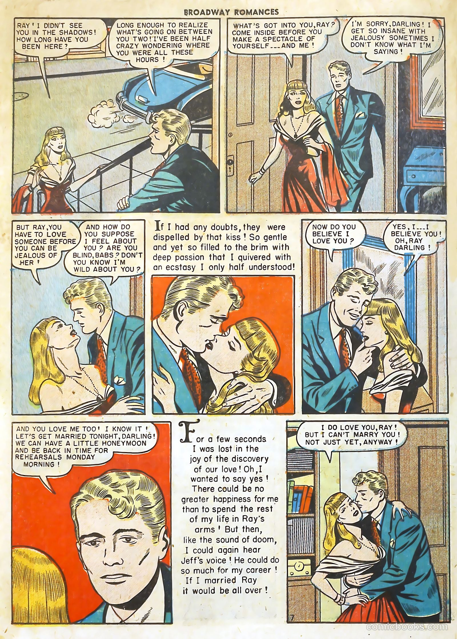 Broadway Romances #5 (1950) — page 34 of 52