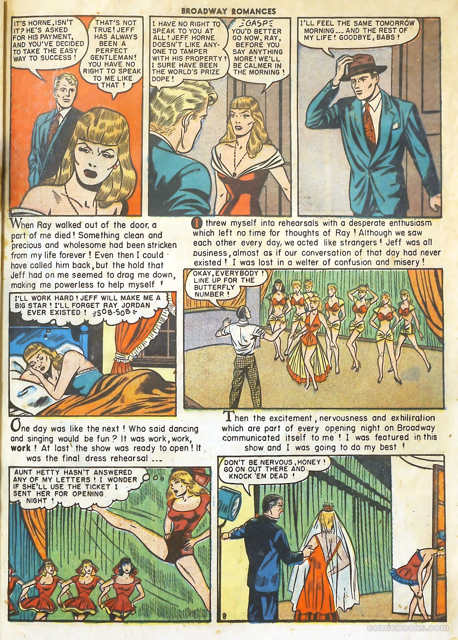 Broadway Romances #5 (1950) — page 35 of 52