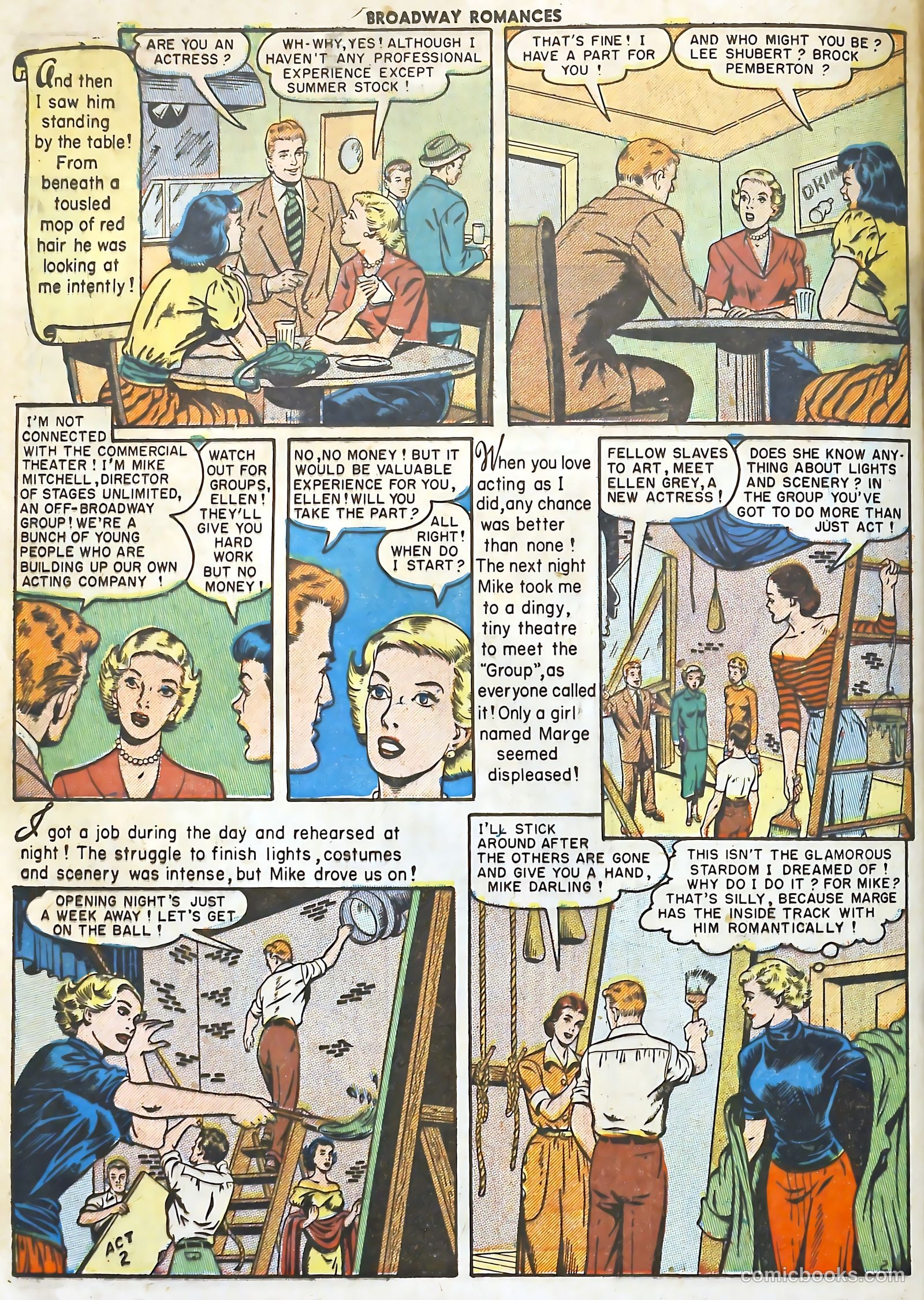 Broadway Romances #5 (1950) — page 42 of 52