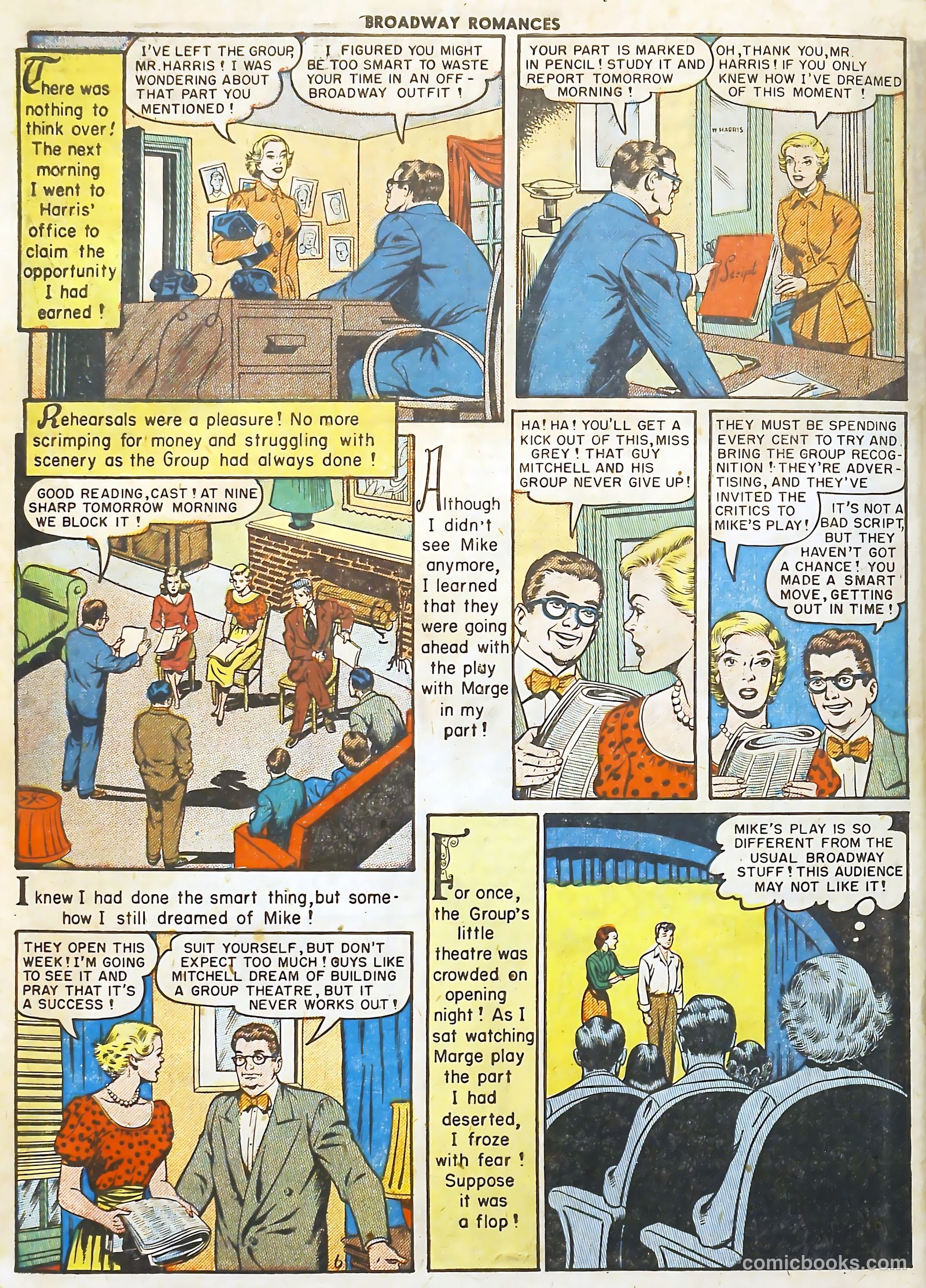 Broadway Romances #5 (1950) — page 46 of 52