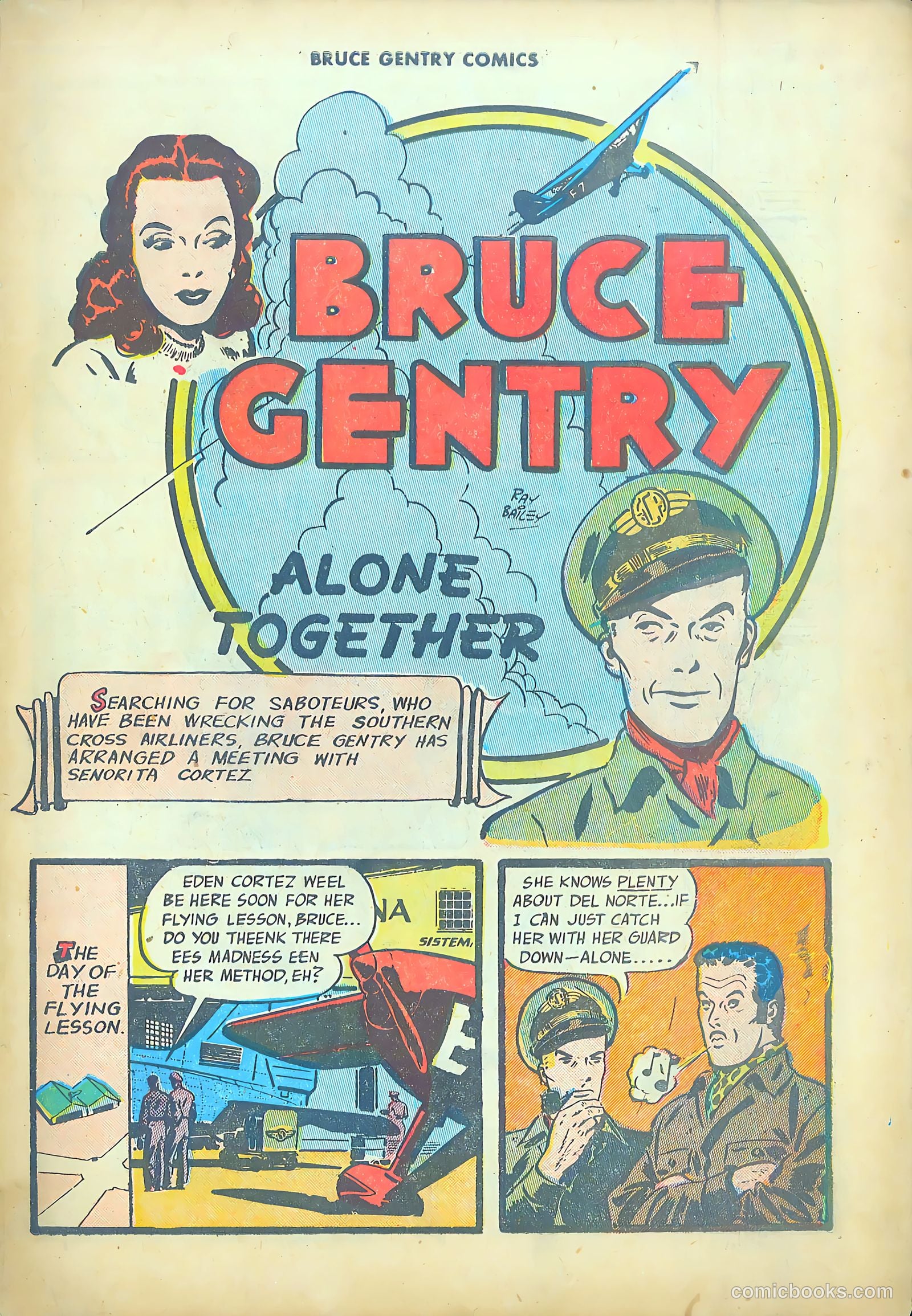 Bruce Gentry Comics #2 (1948) — page 3 of 36