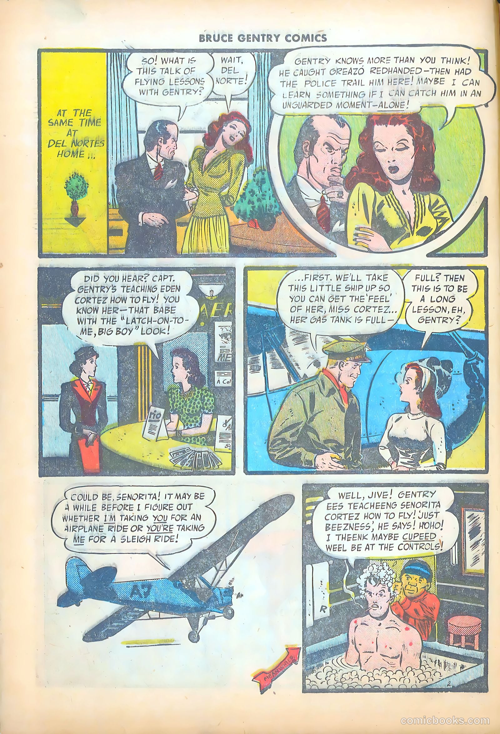 Bruce Gentry Comics #2 (1948) — page 4 of 36