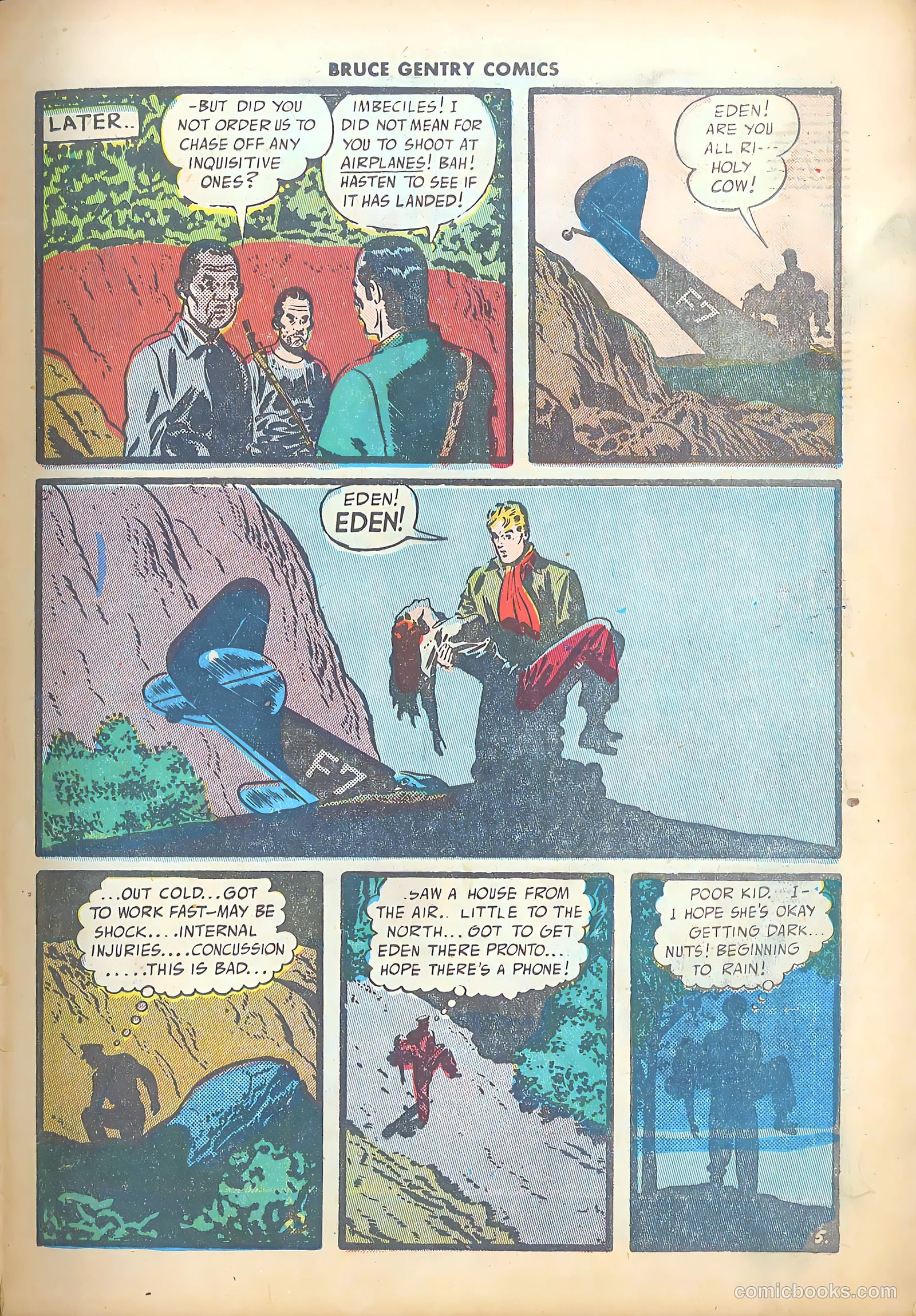 Bruce Gentry Comics #2 (1948) — page 7 of 36