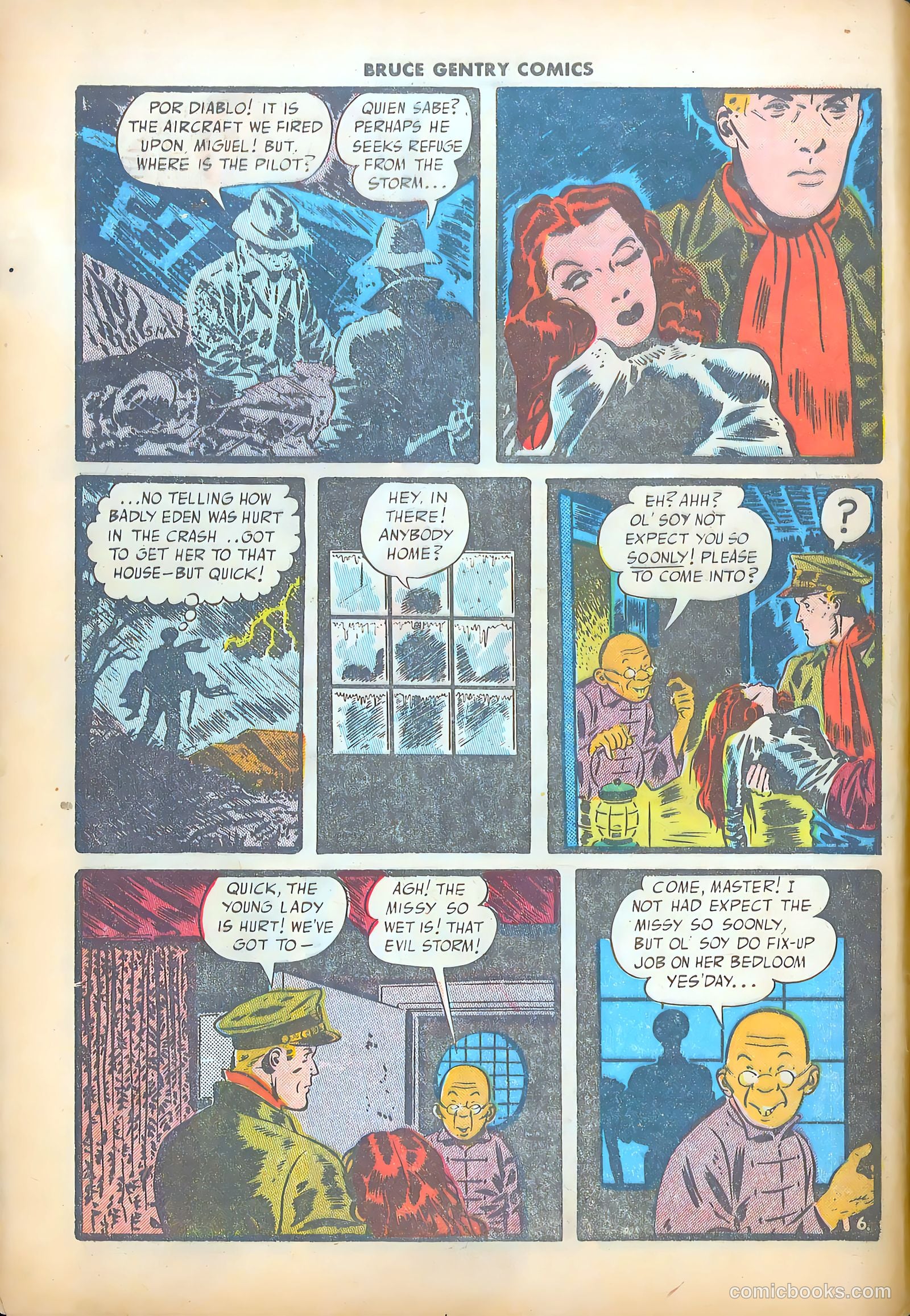 Bruce Gentry Comics #2 (1948) — page 8 of 36