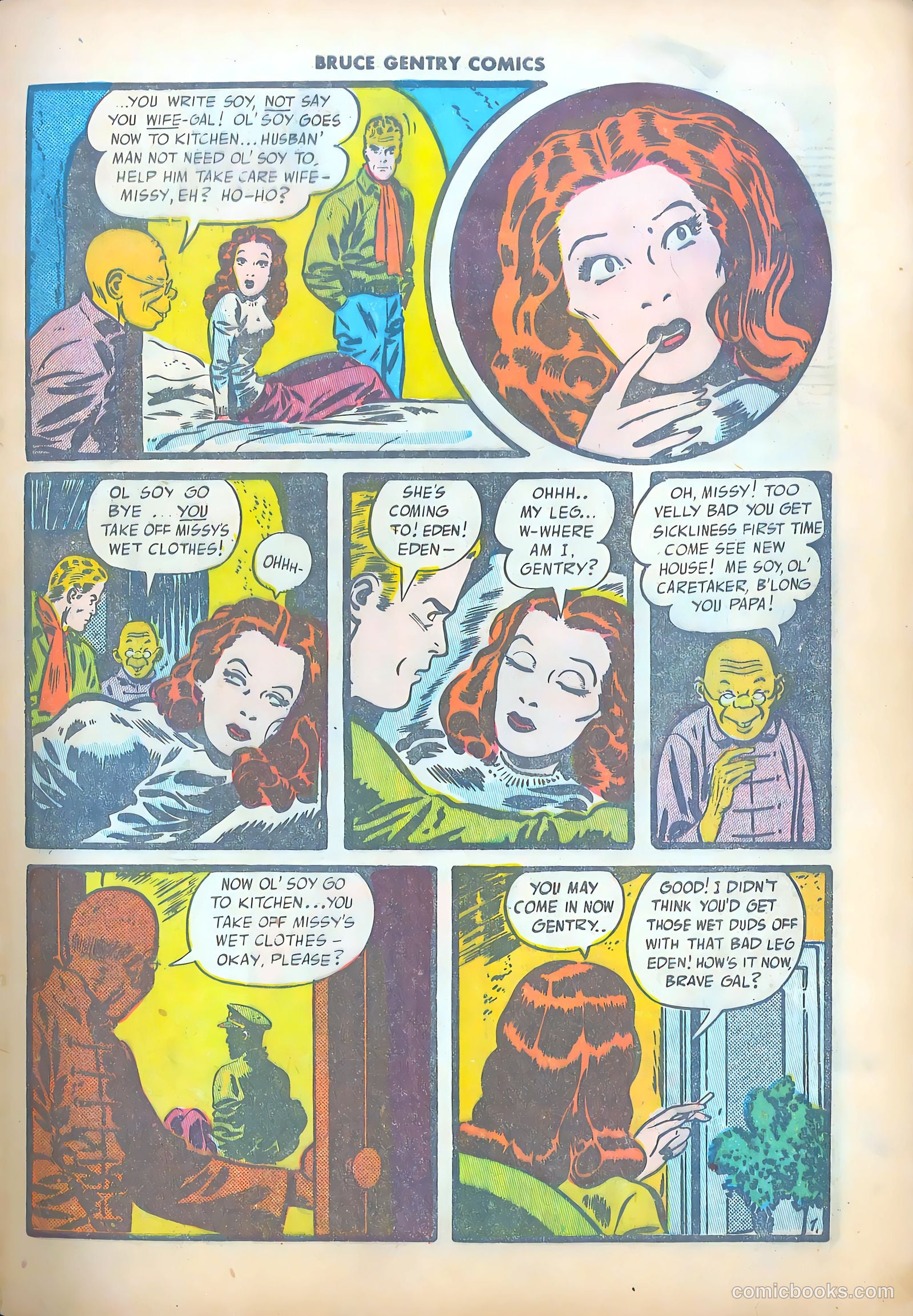 Bruce Gentry Comics #2 (1948) — page 9 of 36