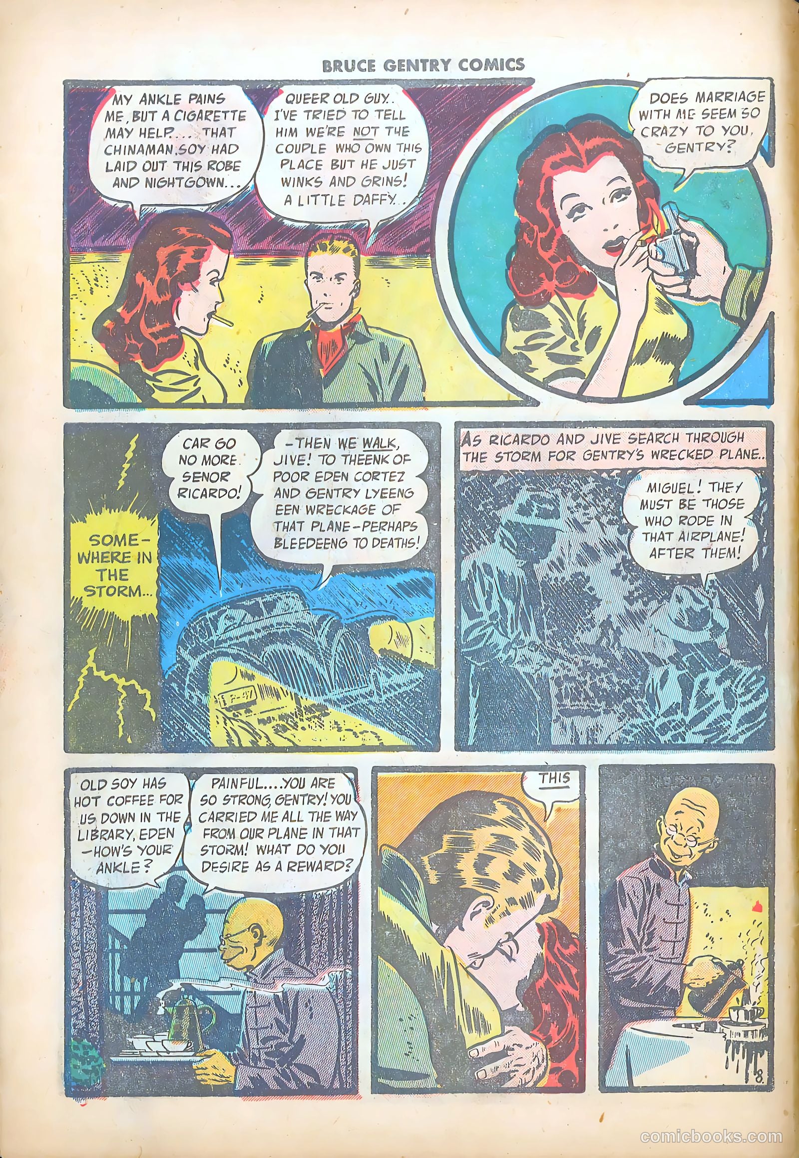 Bruce Gentry Comics #2 (1948) — page 10 of 36