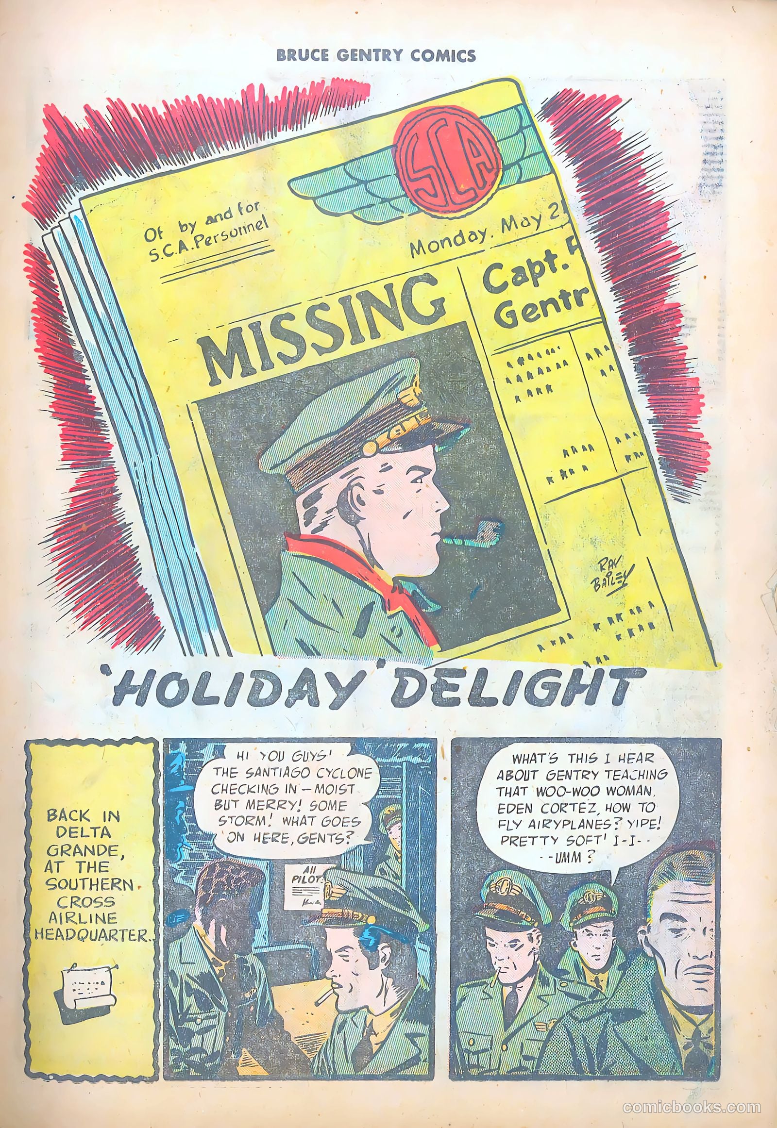 Bruce Gentry Comics #2 (1948) — page 11 of 36