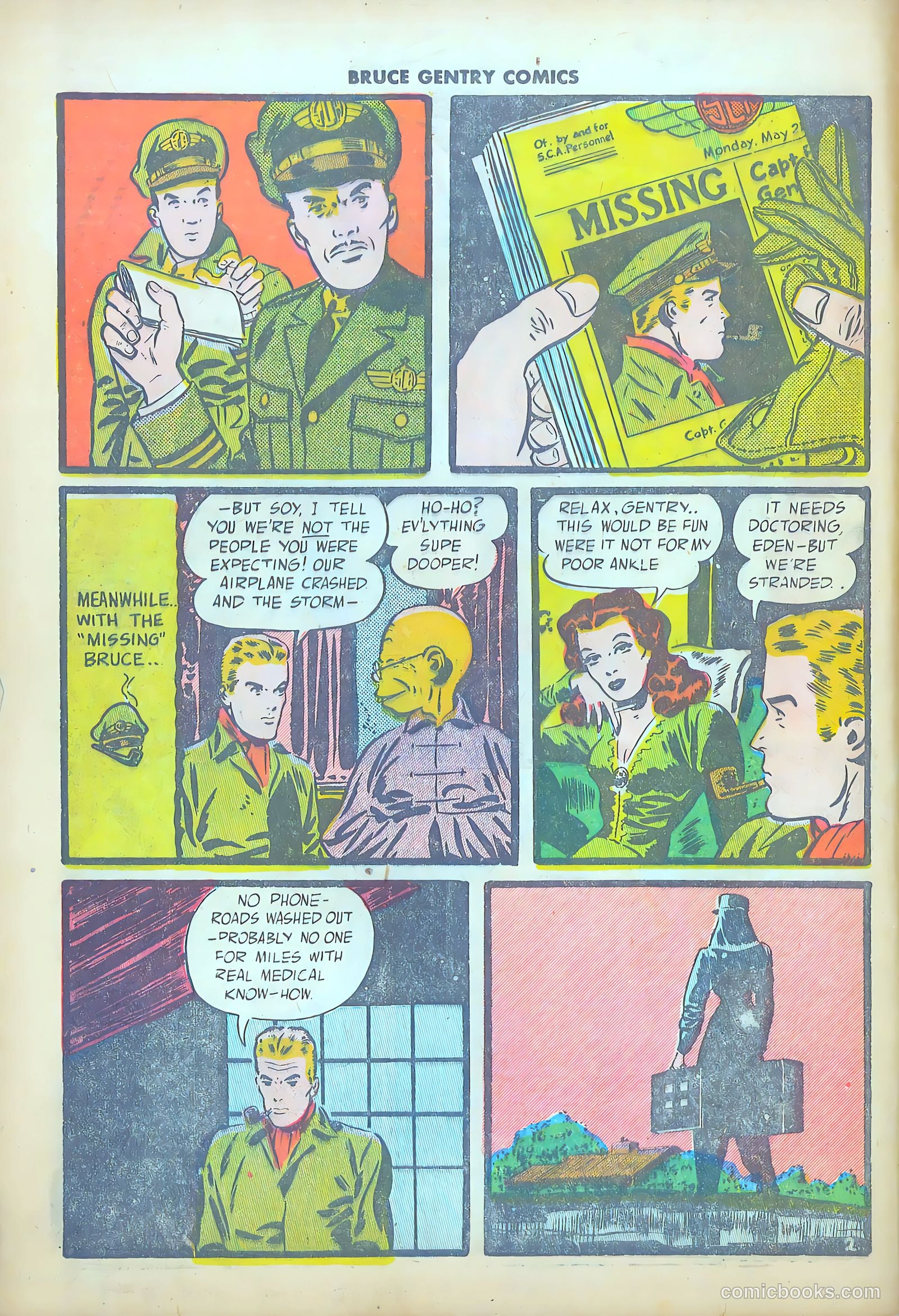 Bruce Gentry Comics #2 (1948) — page 12 of 36