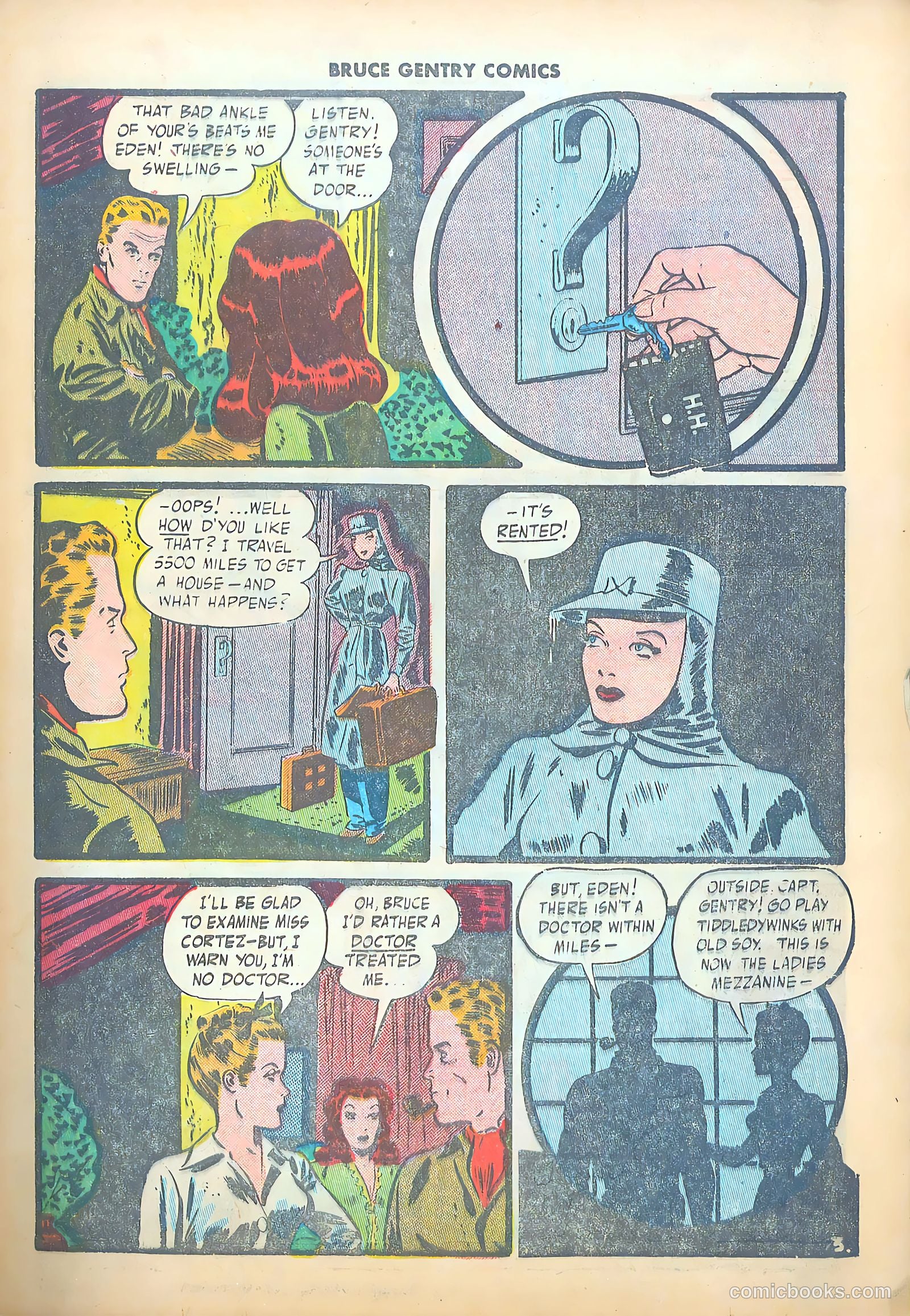Bruce Gentry Comics #2 (1948) — page 13 of 36