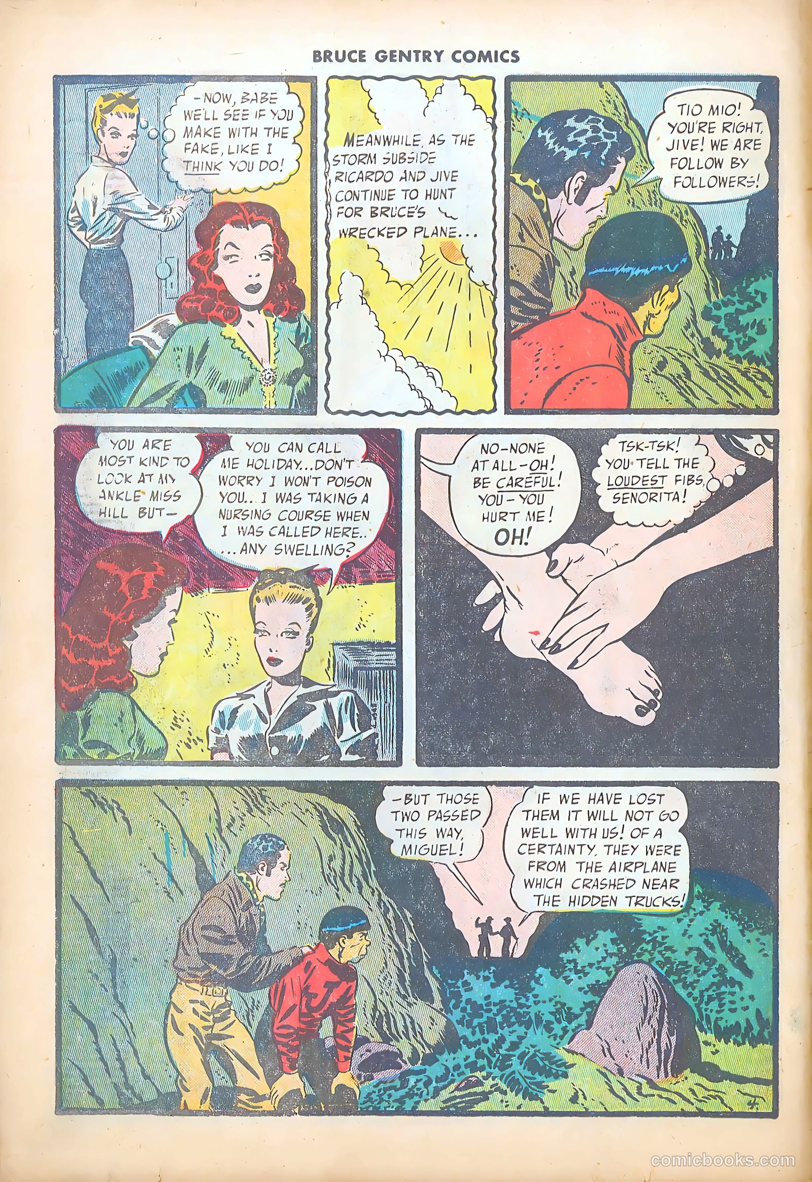Bruce Gentry Comics #2 (1948) — page 14 of 36